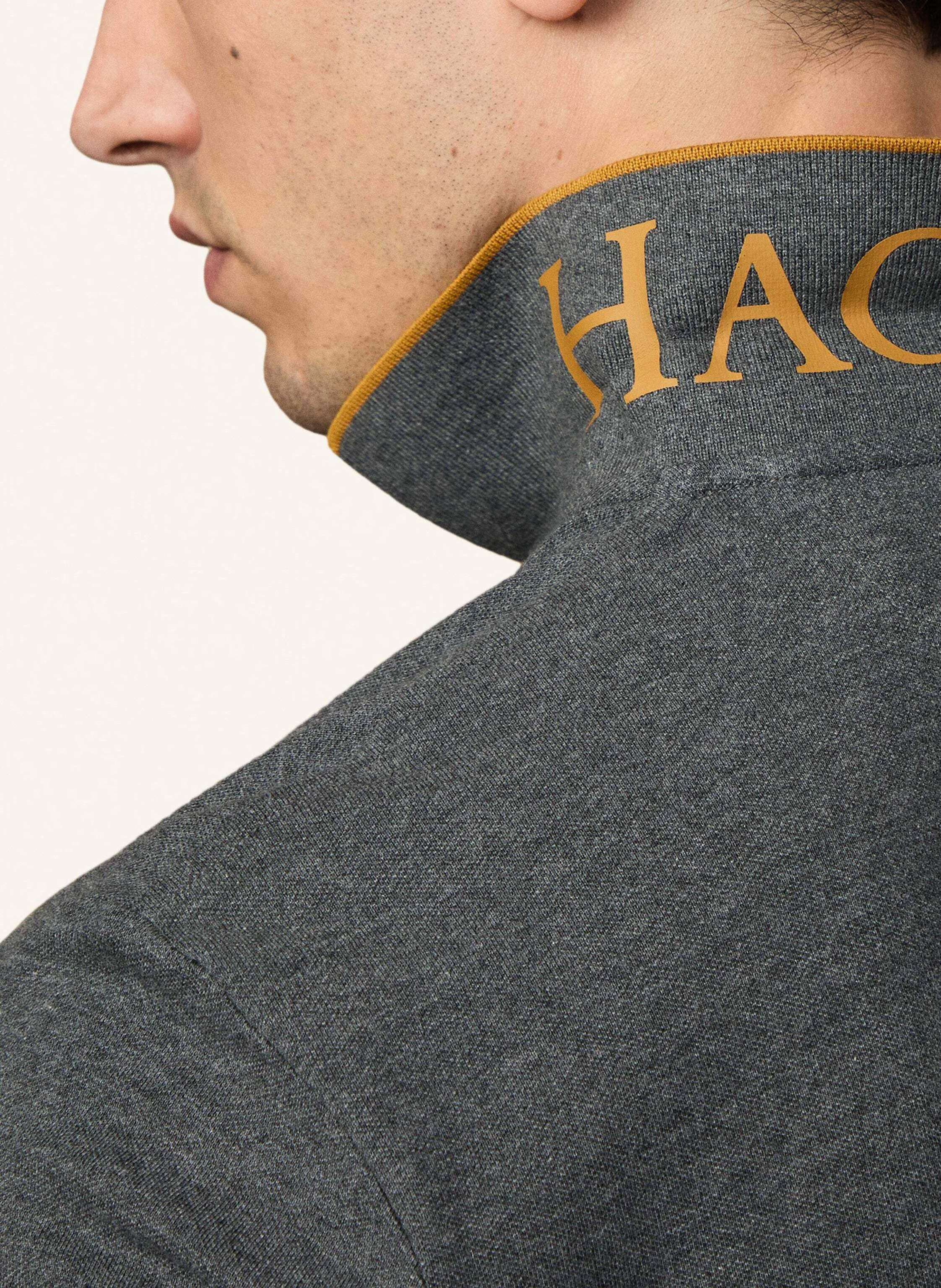 Thumbnail - Hackett London Poloshirt Heritage Crest  Logo grau