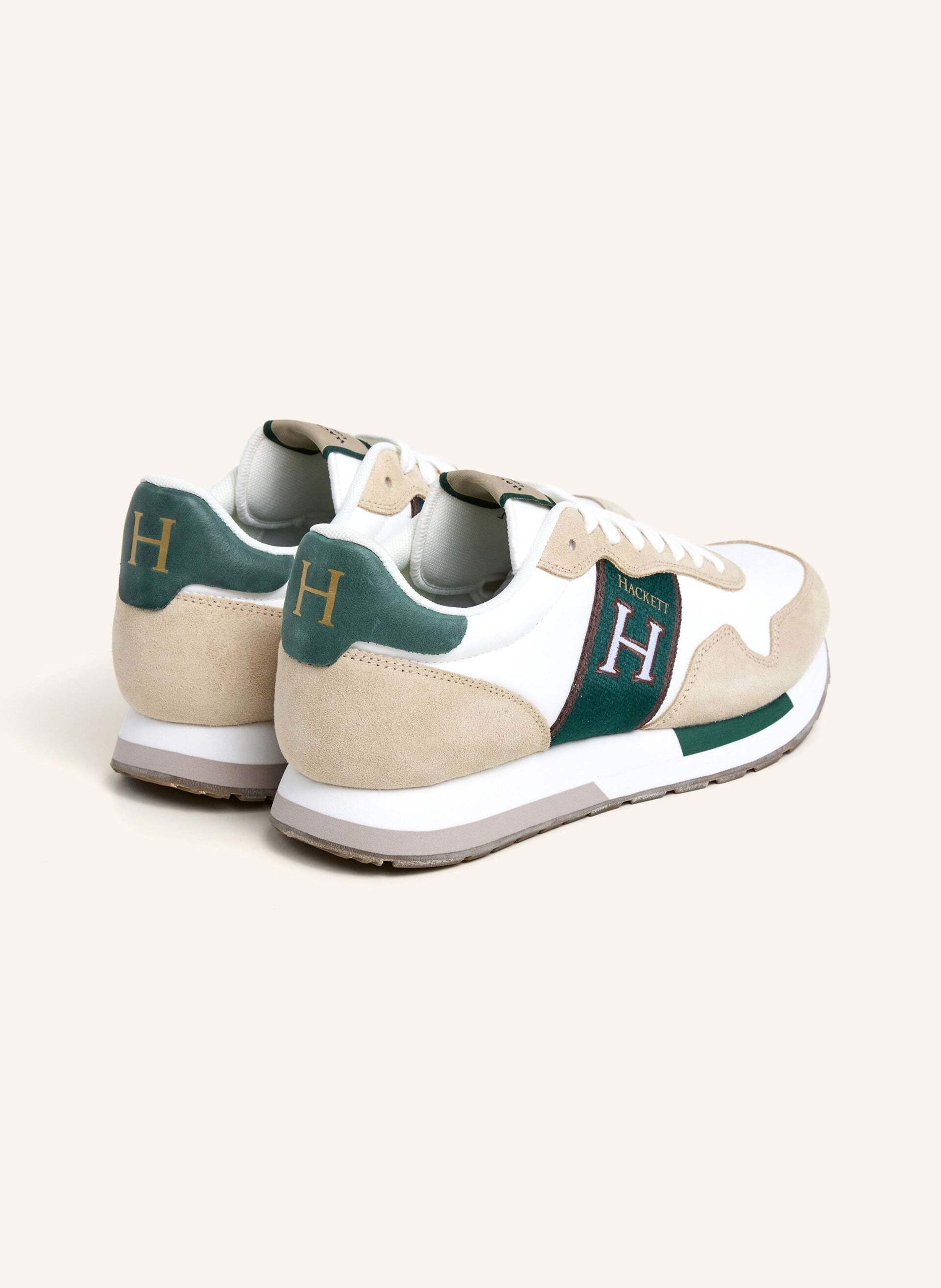 Thumbnail - Hackett London Sportschuhe Keston Tape weiss