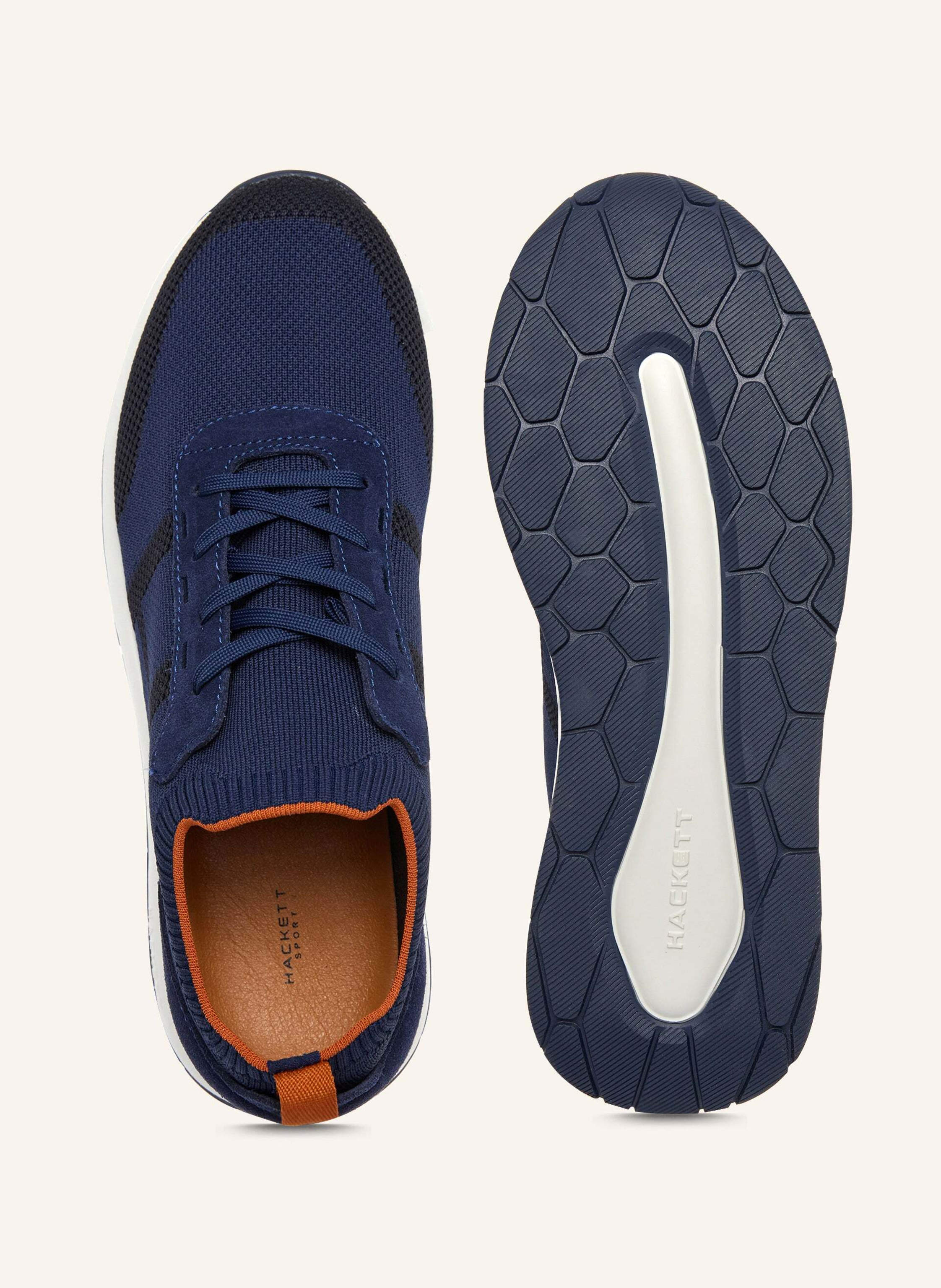 Thumbnail - Hackett London Sportschuhe H-Runner Sock blau