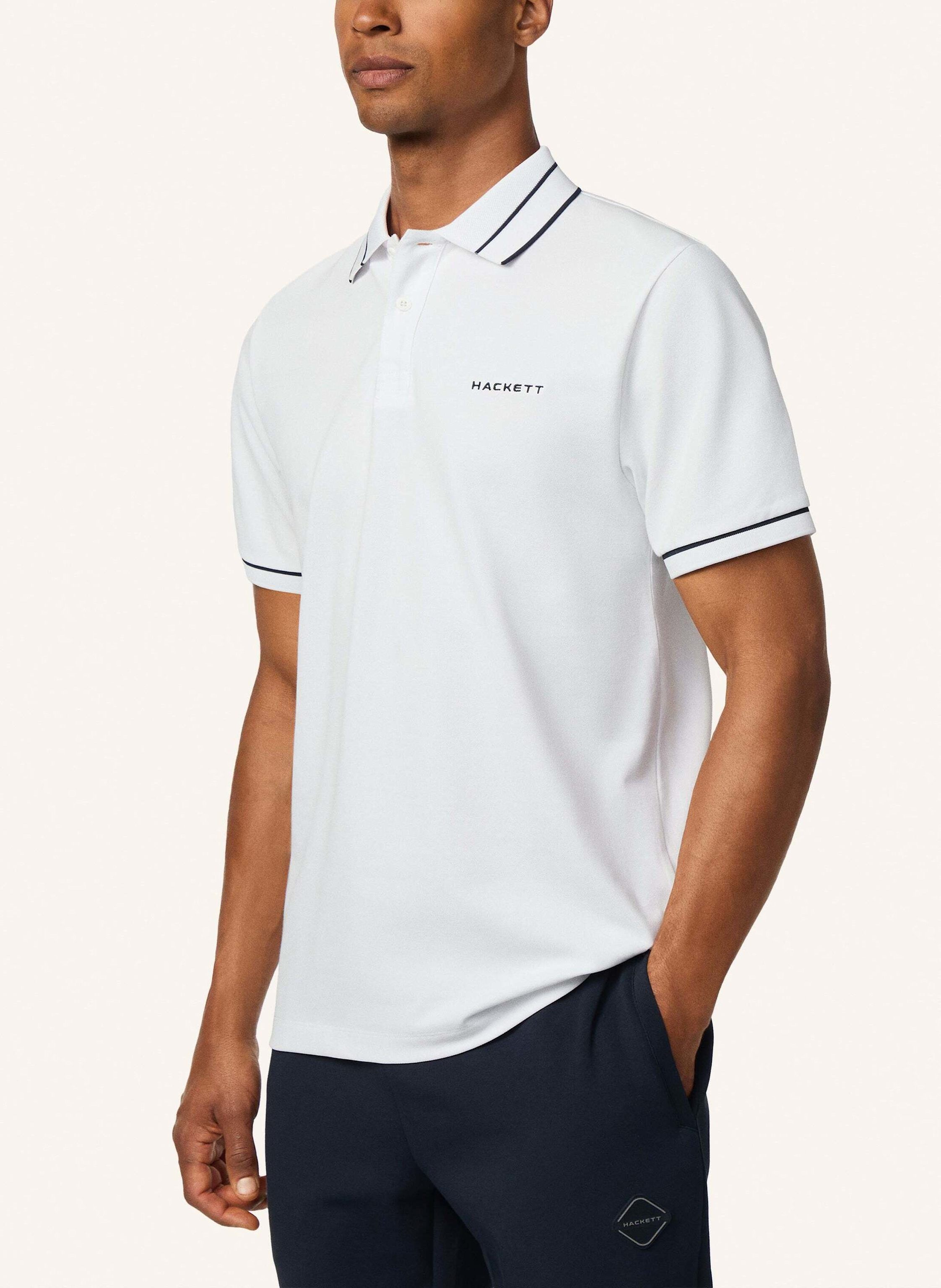 Thumbnail - Hackett London Poloshirt Hs Manor Tipped Polo weiss