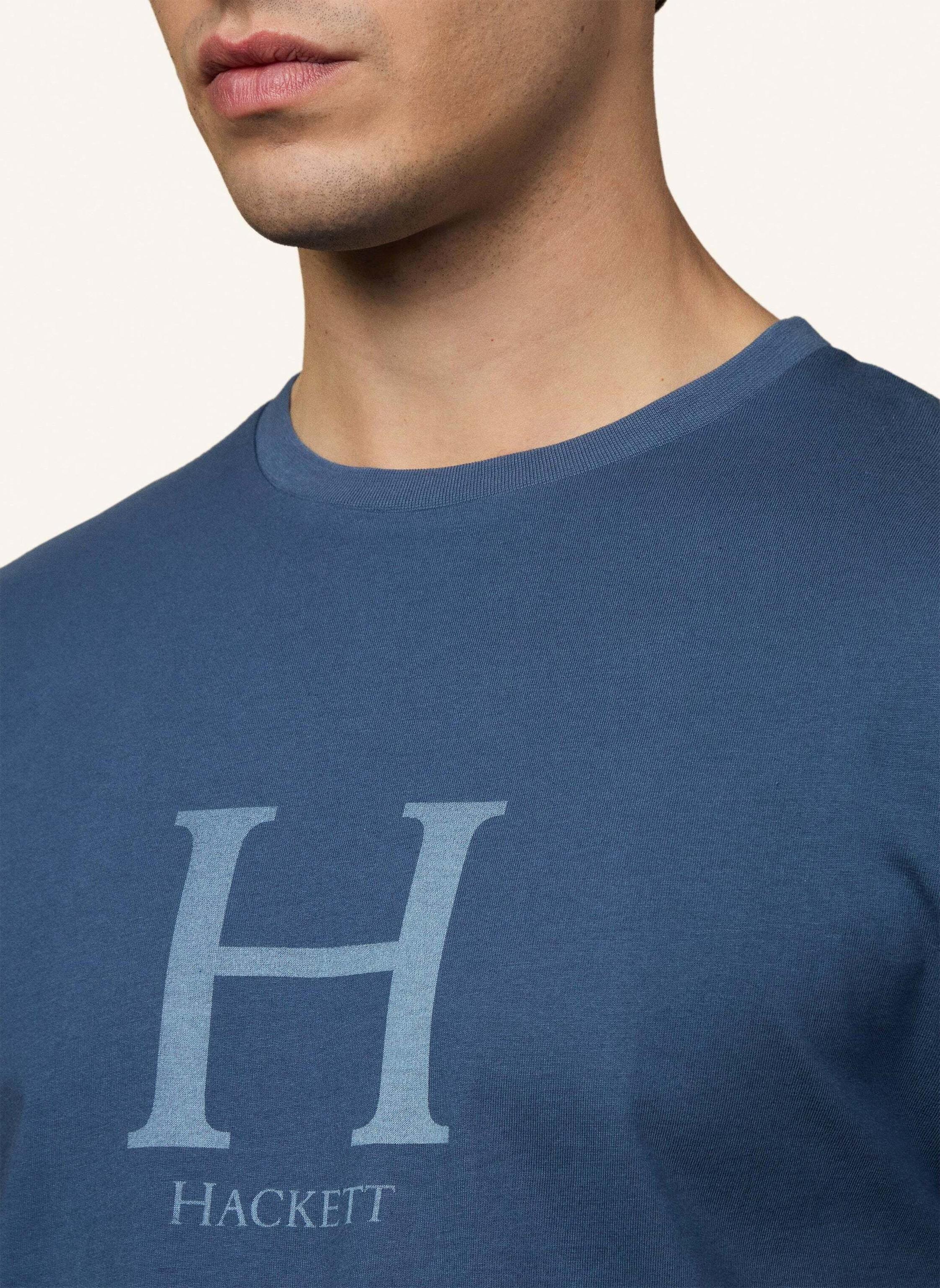 Thumbnail - Hackett London T-Shirt Heritage H Tee blau