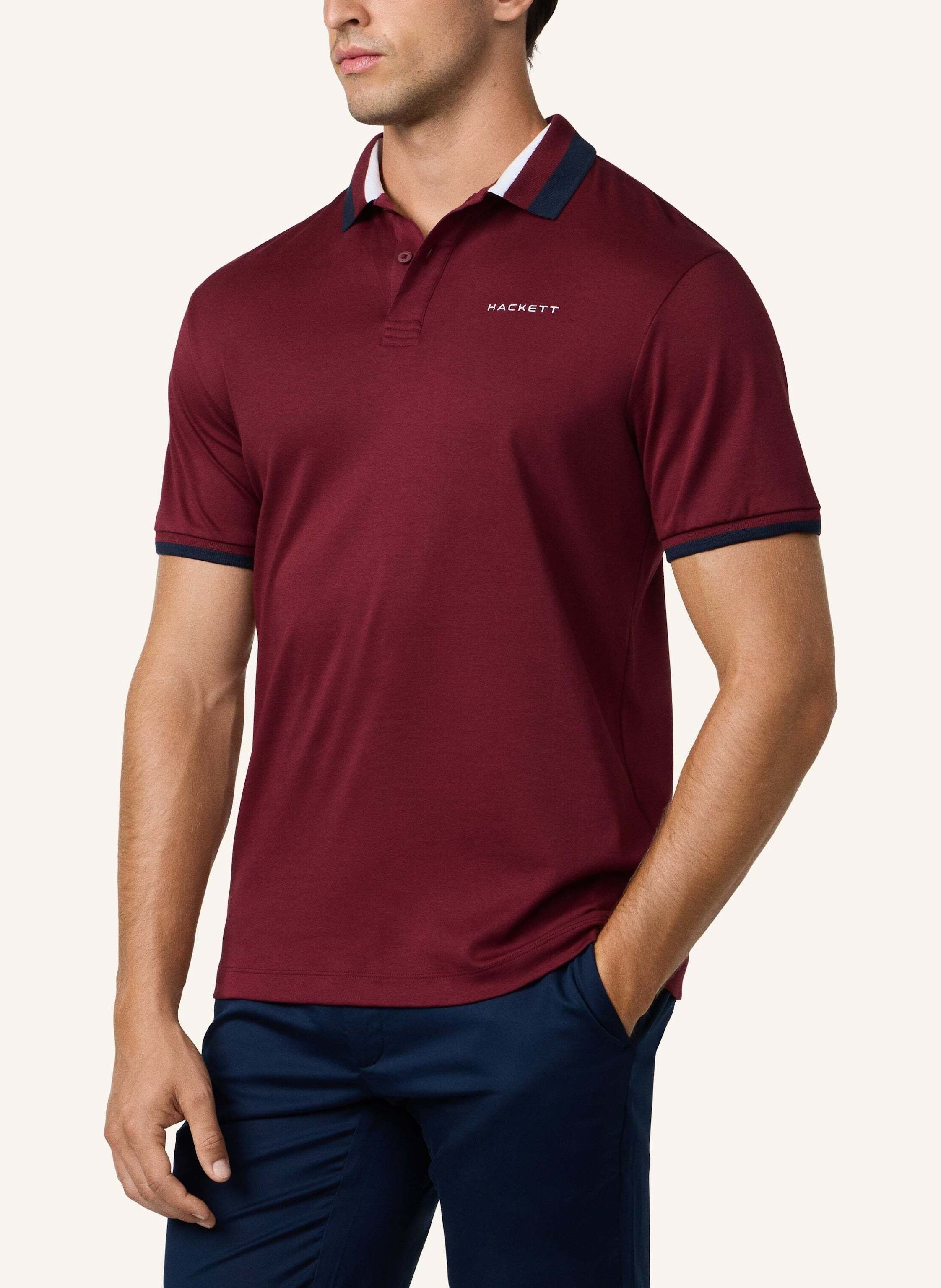 Thumbnail - Hackett London Poloshirt Hs Club Collar Polo rot