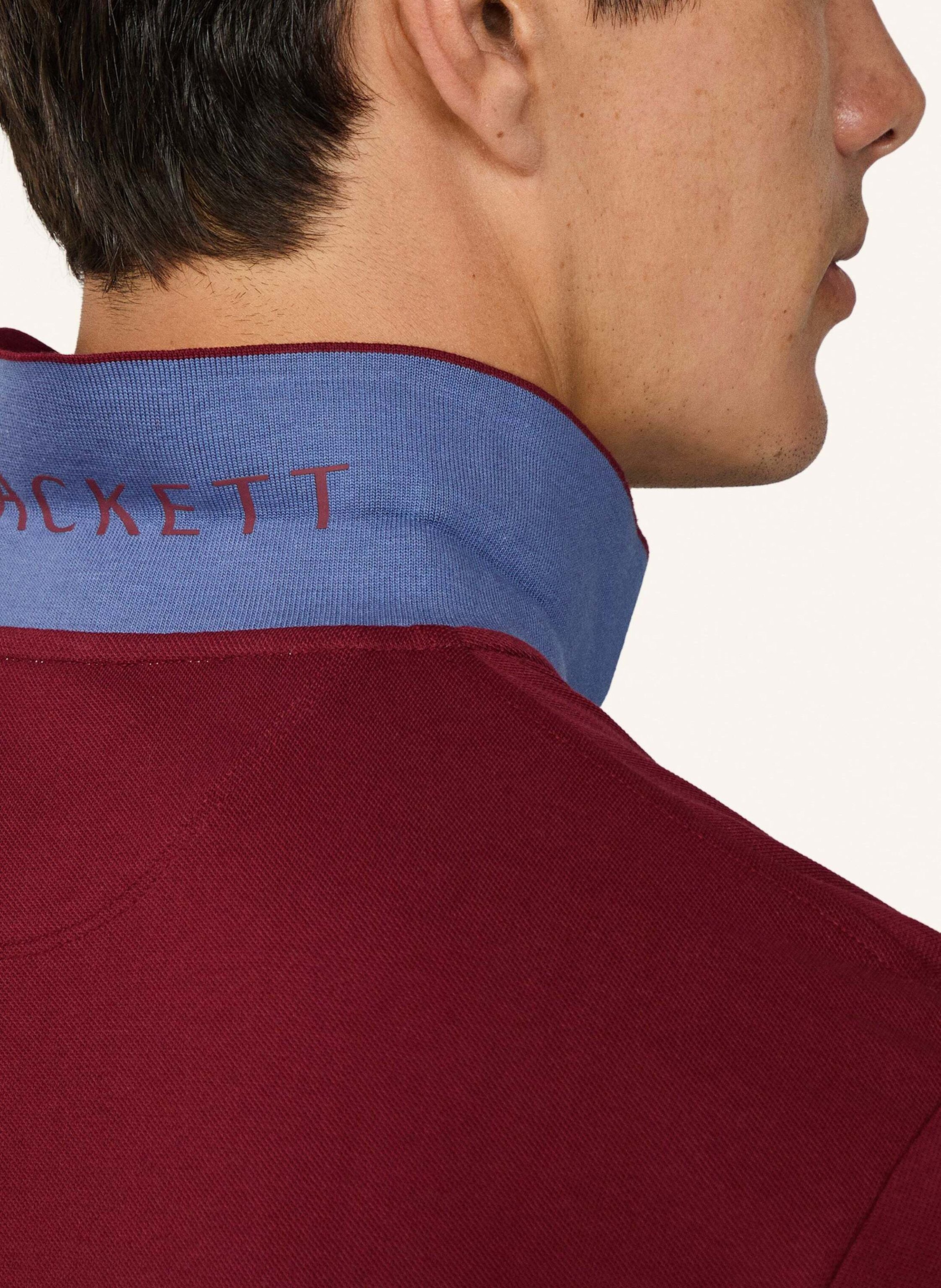 Thumbnail - Hackett London Poloshirt Slim Fit Logo rot
