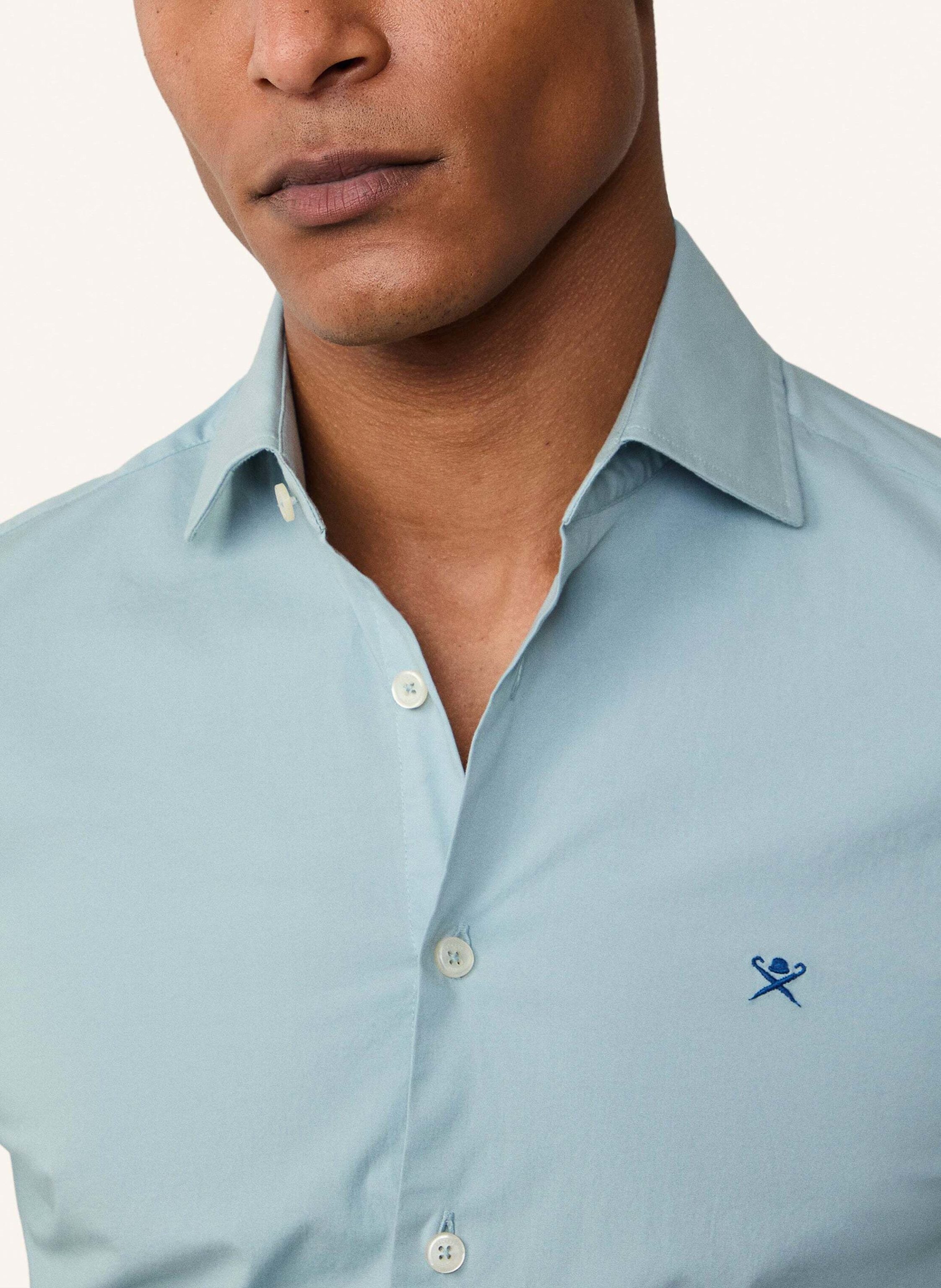 Thumbnail - Hackett London Freizeithemd Ess Gmd Poplin blau