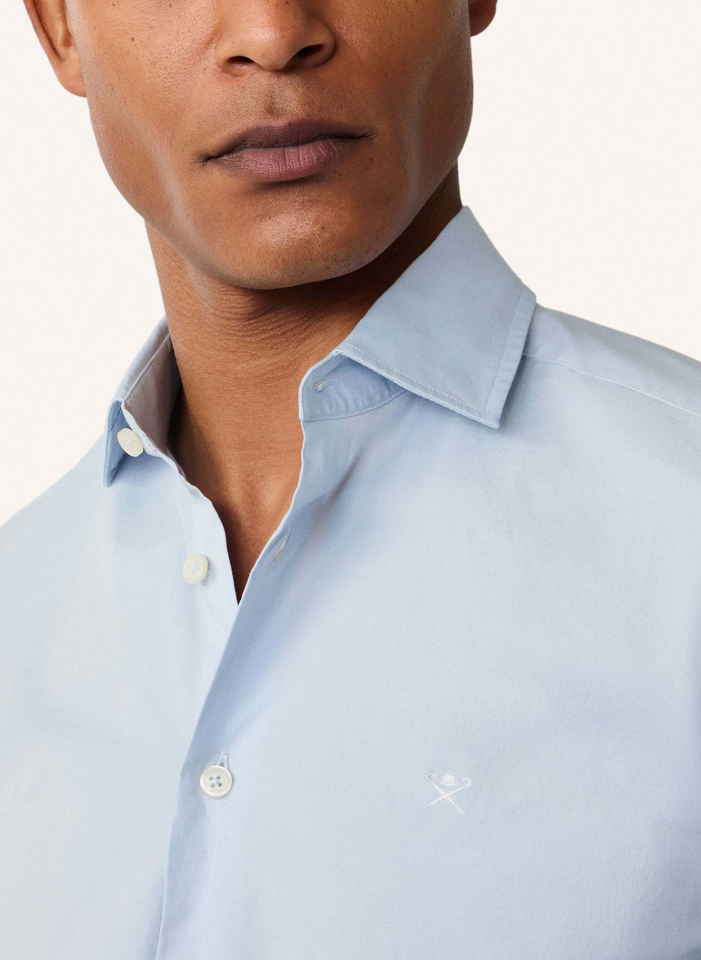 Thumbnail - Hackett London Freizeithemd Ess Gmd Poplin blau