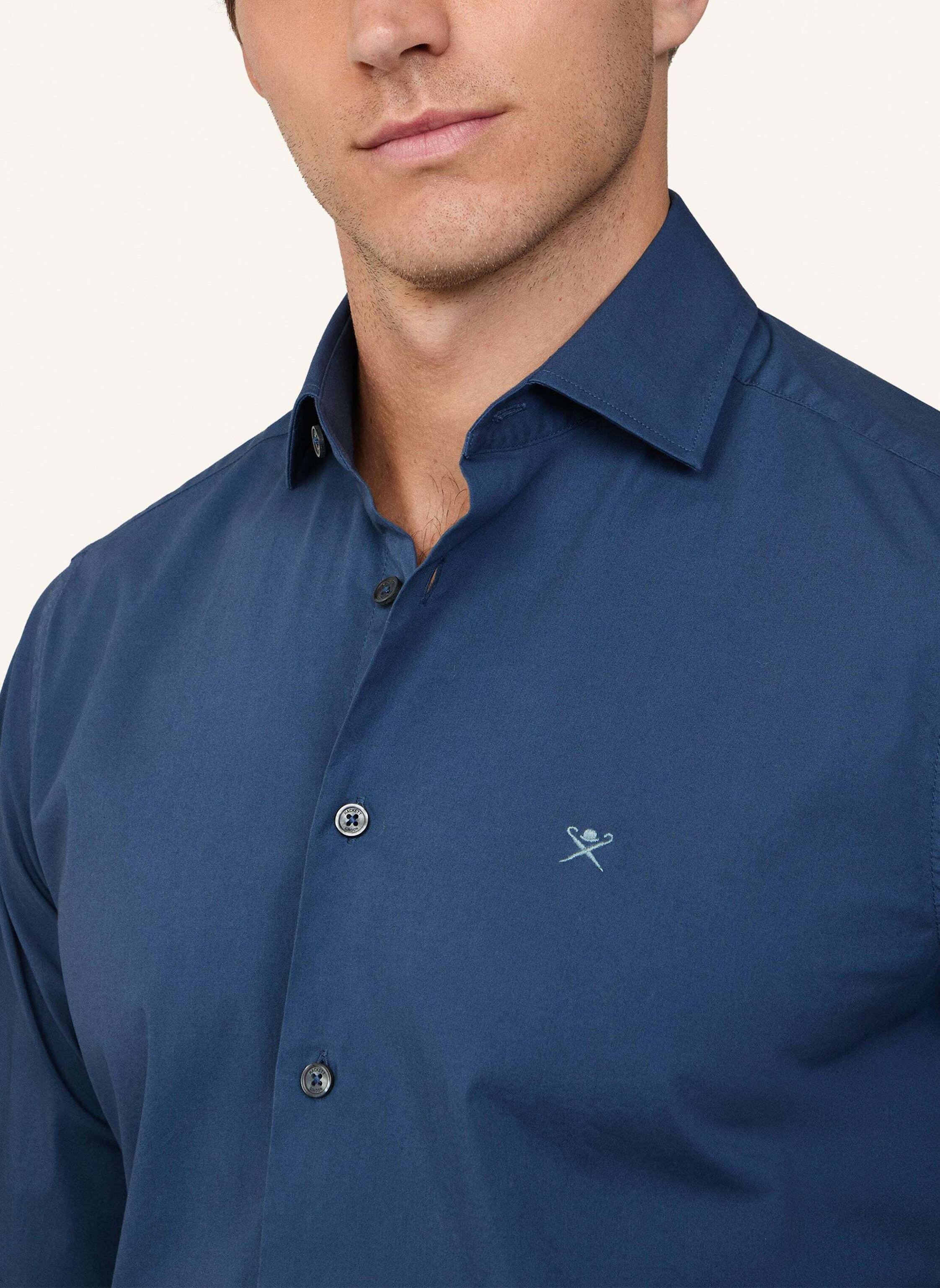 Thumbnail - Hackett London Freizeithemd Ess Gmd Poplin blau