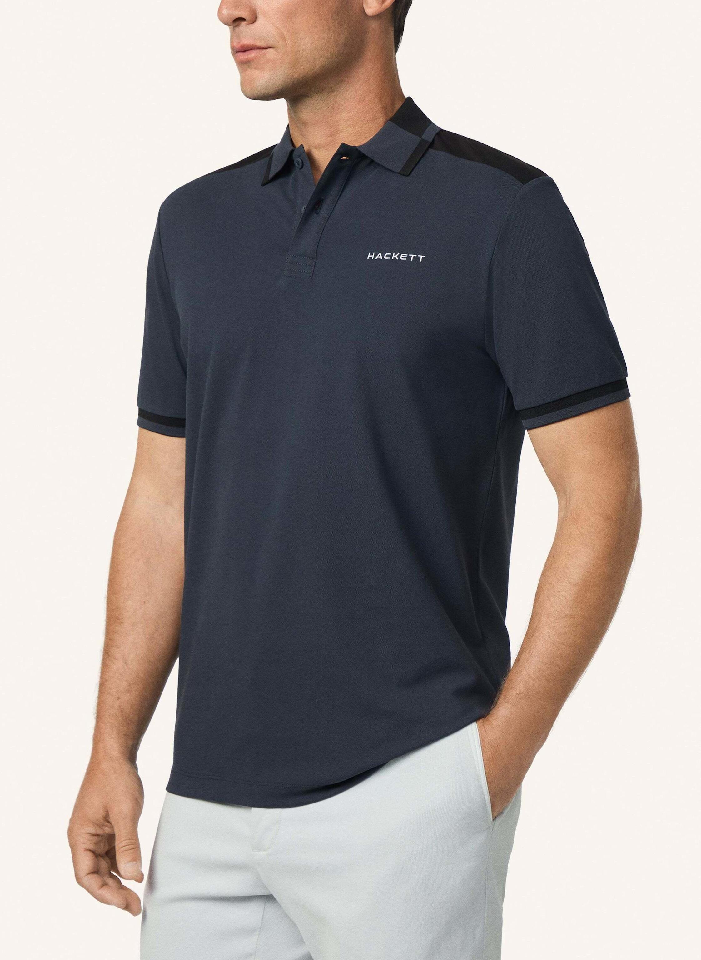 Thumbnail - Hackett London Poloshirt Hs City Block Polo grau