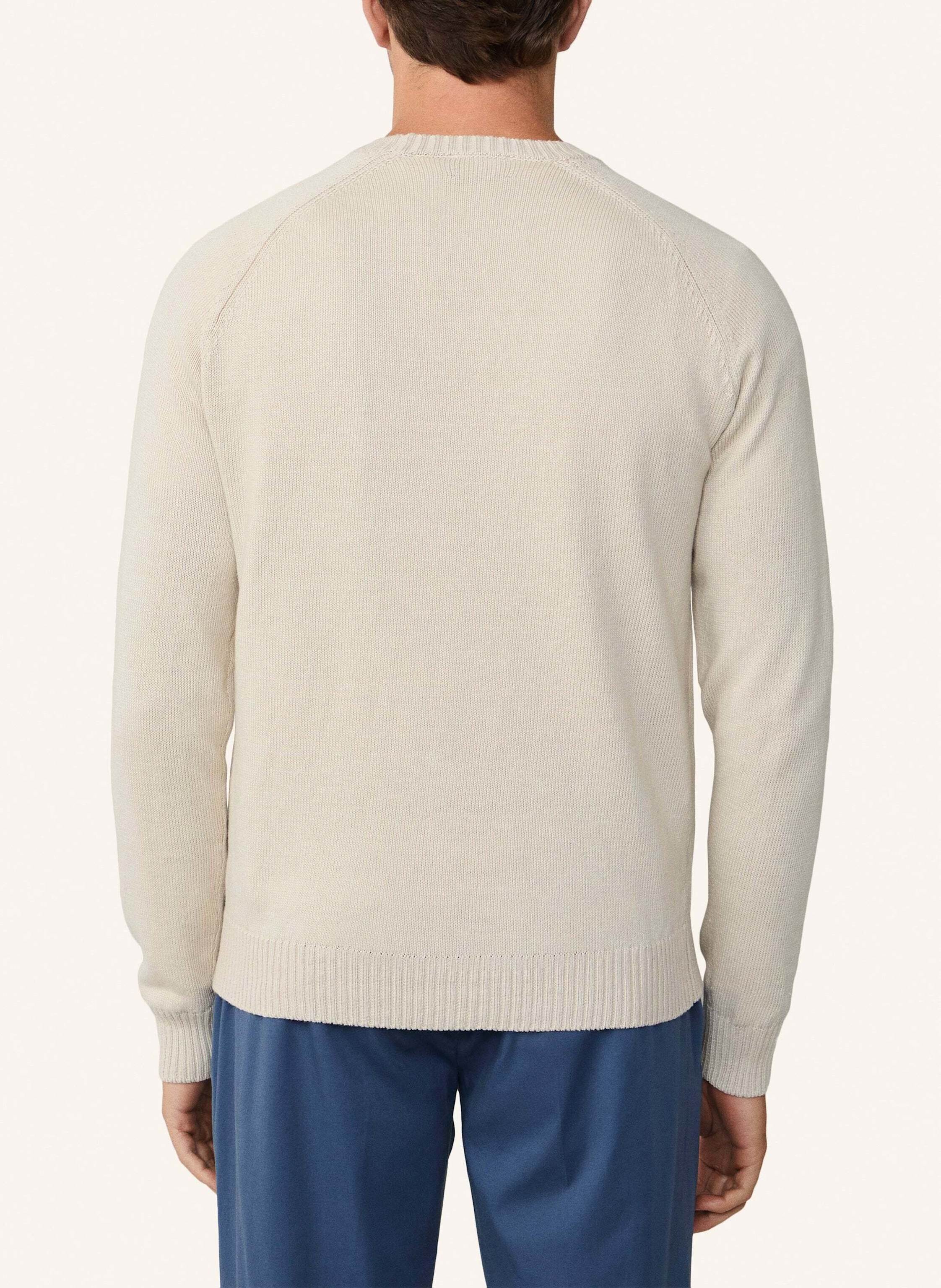 Thumbnail - Hackett London Pullover Summer Lin Cot Crew beige