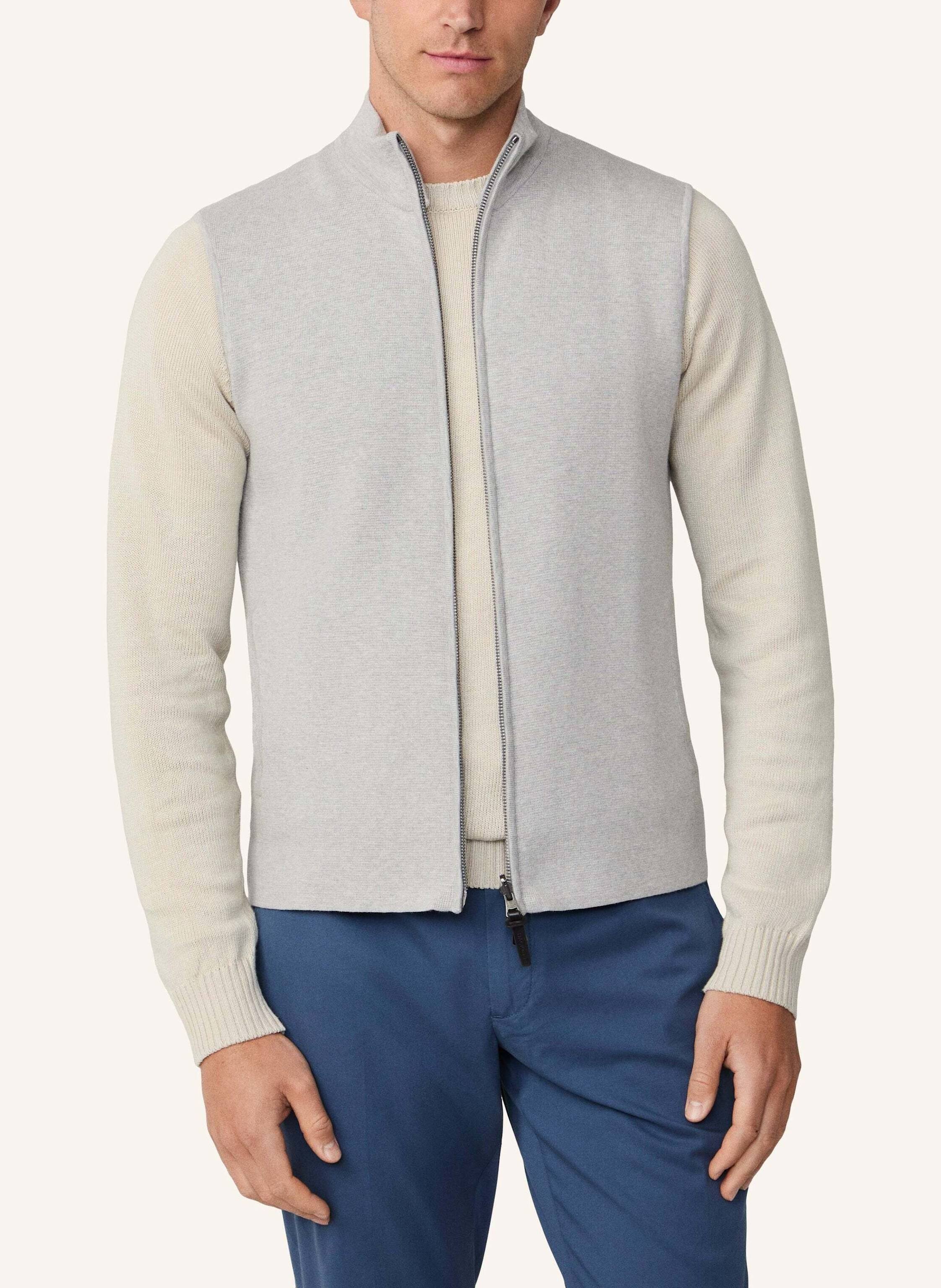 Thumbnail - Hackett London Gilet Milano Gilet grau