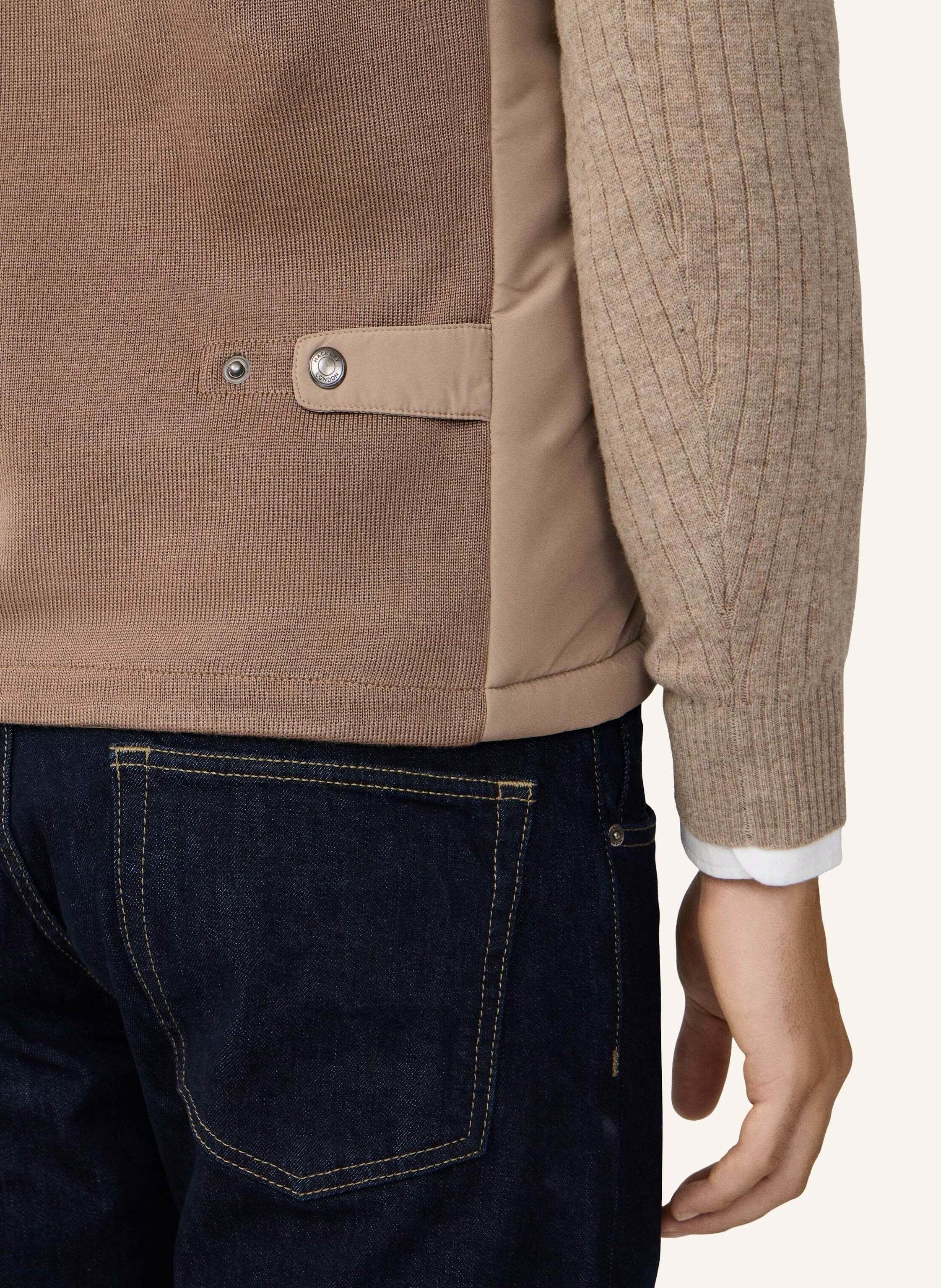 Thumbnail - Hackett London Gilet Windsor Gilet beige