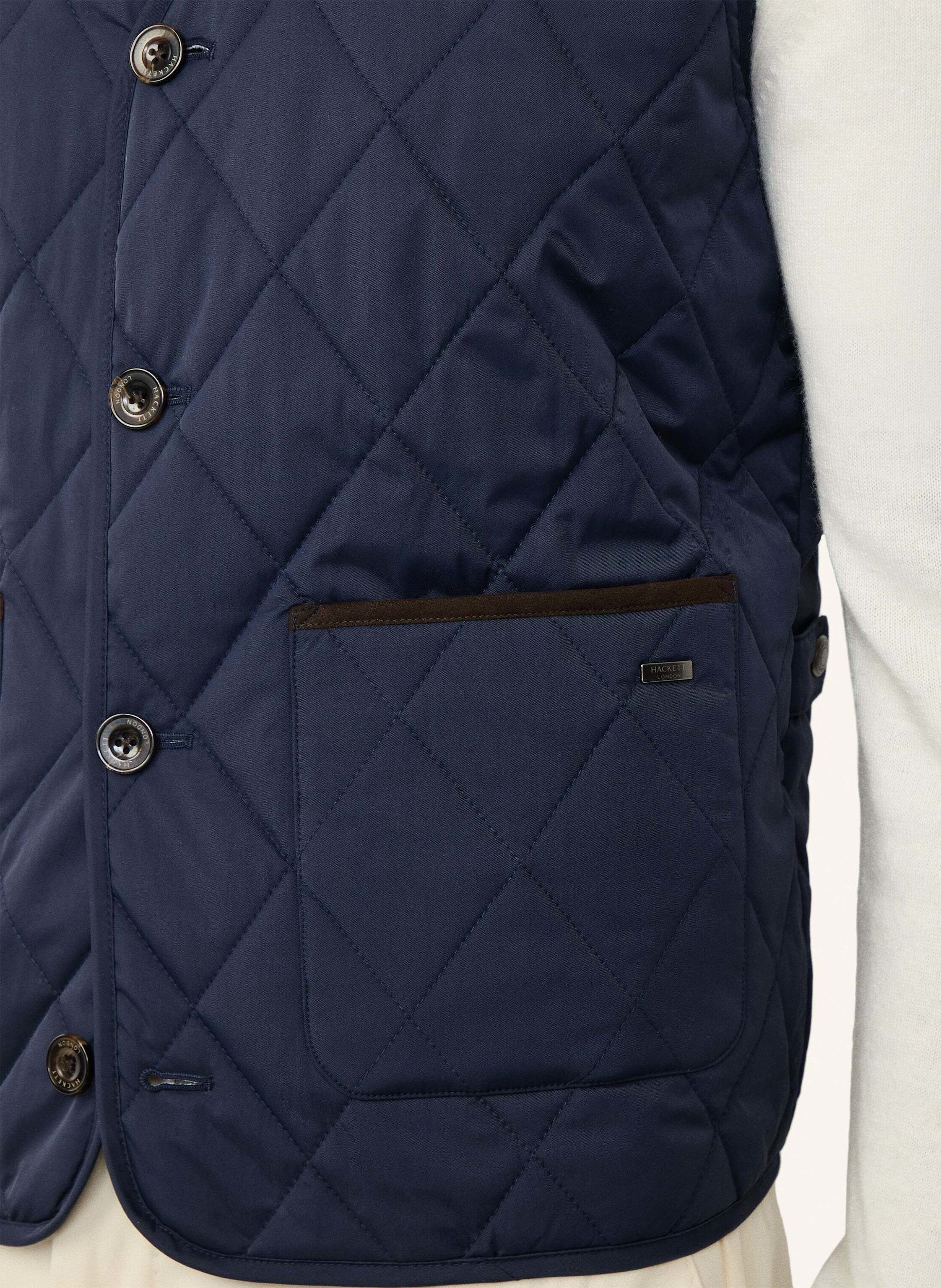 Thumbnail - Hackett London Gilet Paddock Vest blau