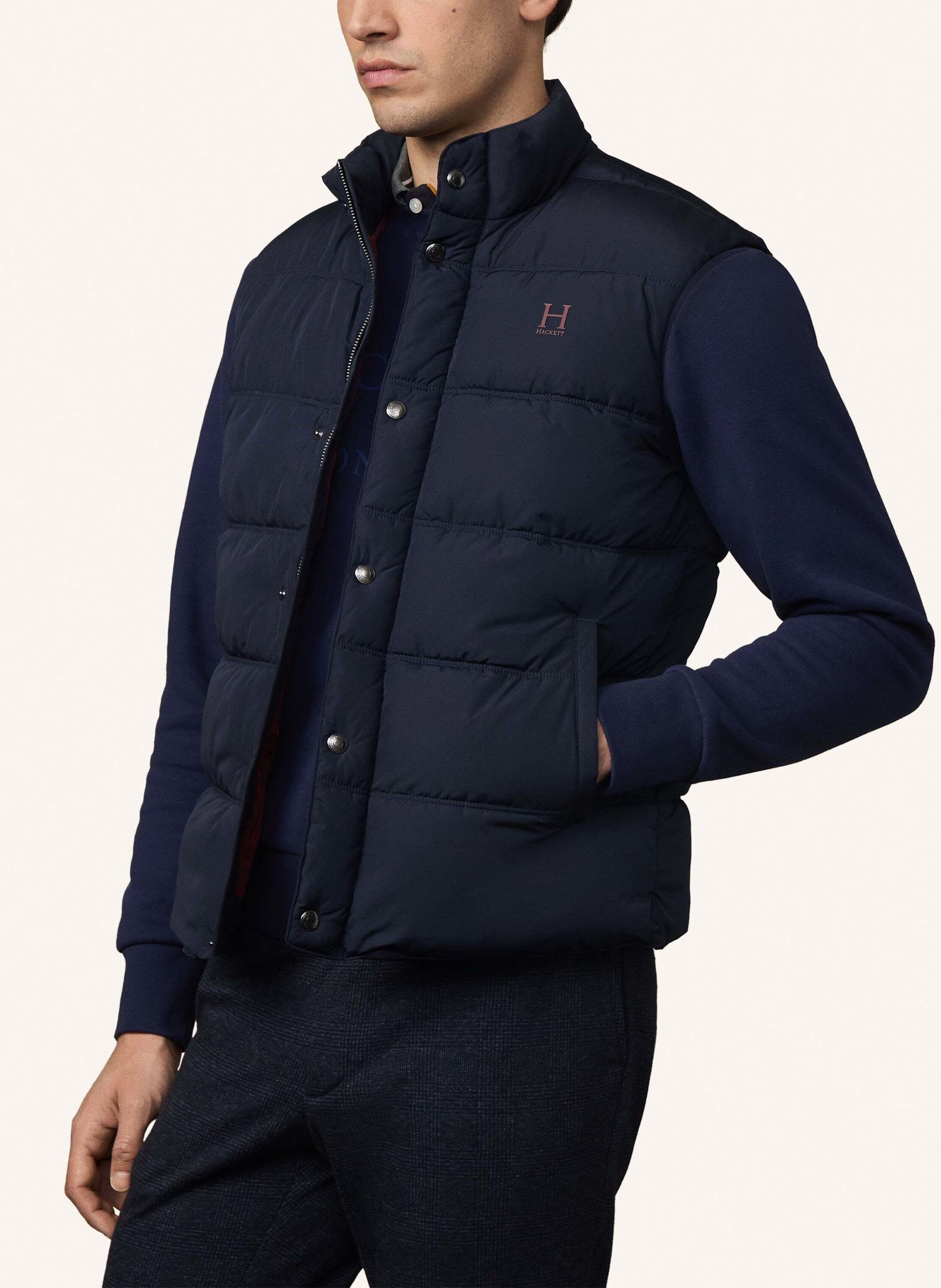 Thumbnail - Hackett London Gilet Heritage Gilet blau