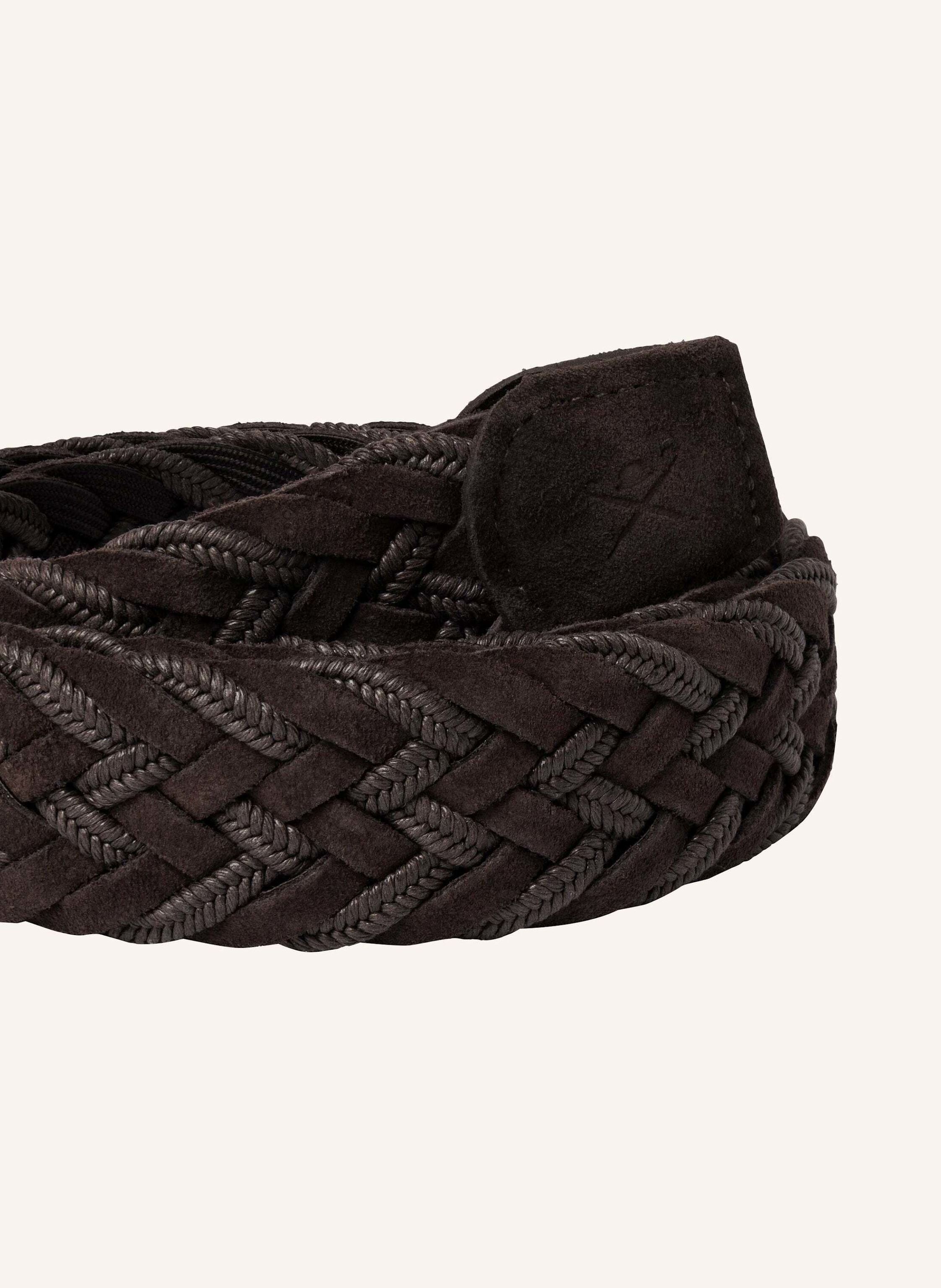 Thumbnail - Hackett London Gürtel Suede Plait Belt braun