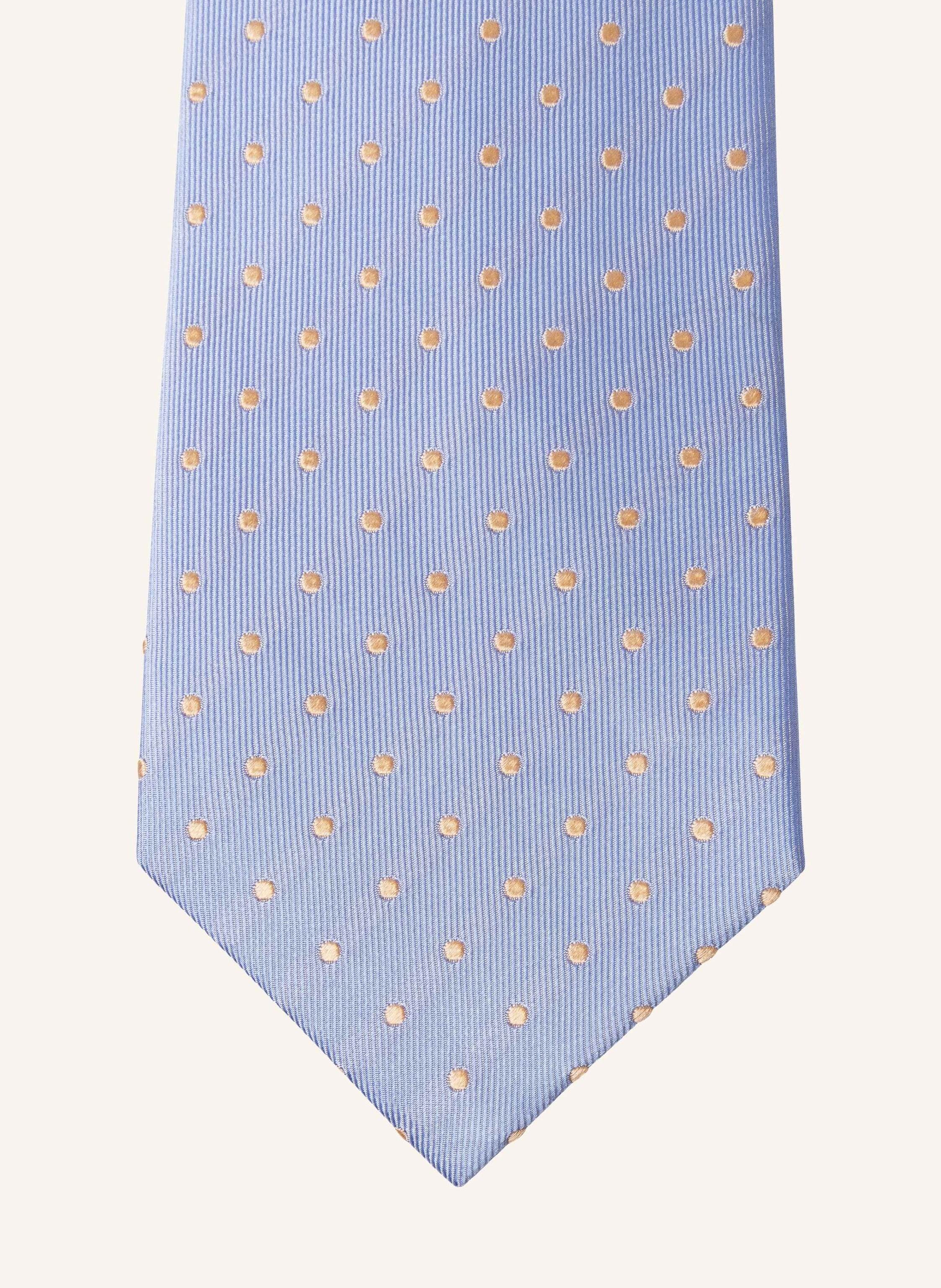 Thumbnail - Hackett London Krawatte Twill Mayfair Dot blau