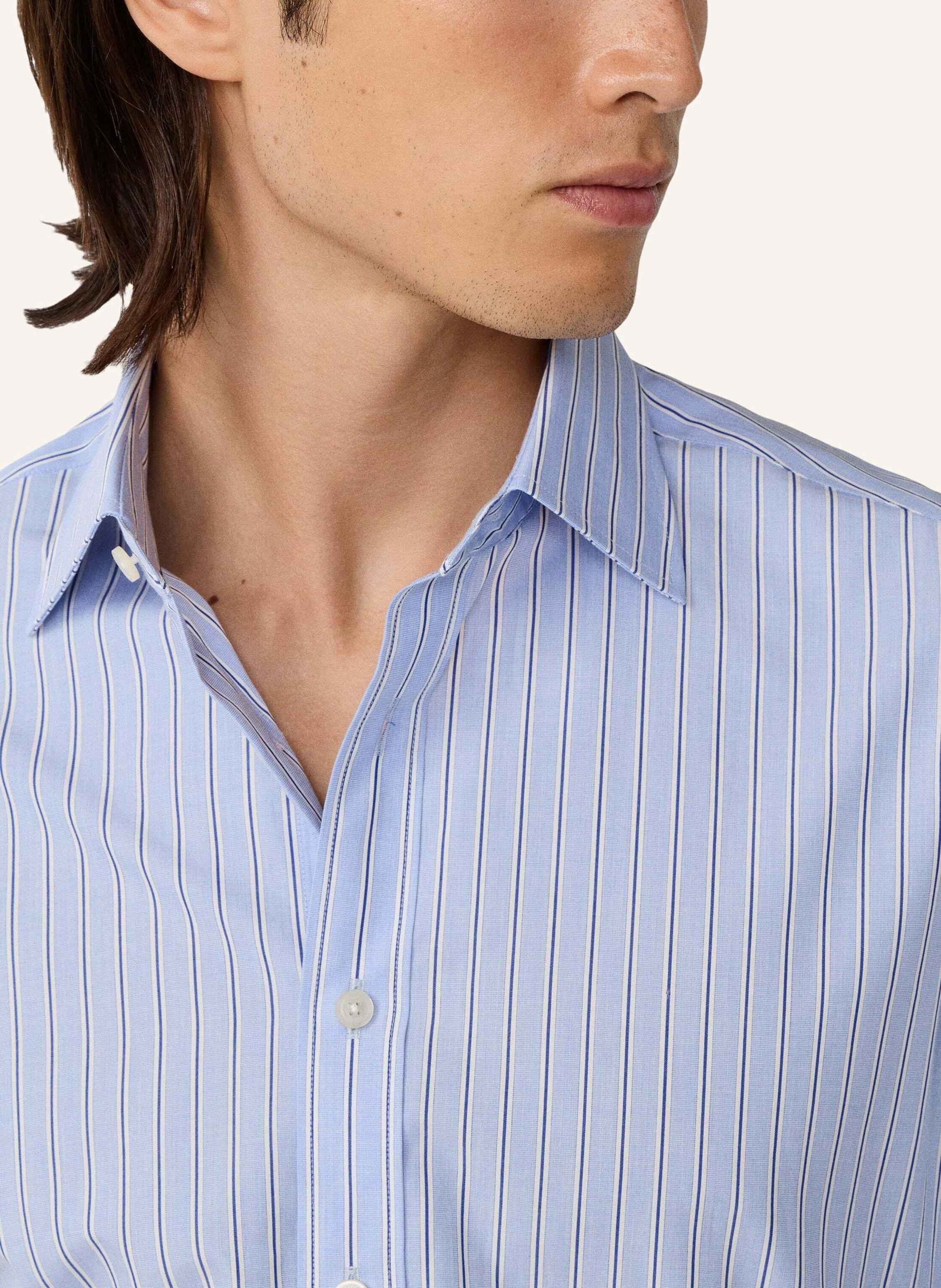 Thumbnail - Hackett London Freizeithemd Eoe Butcher Stripe blau