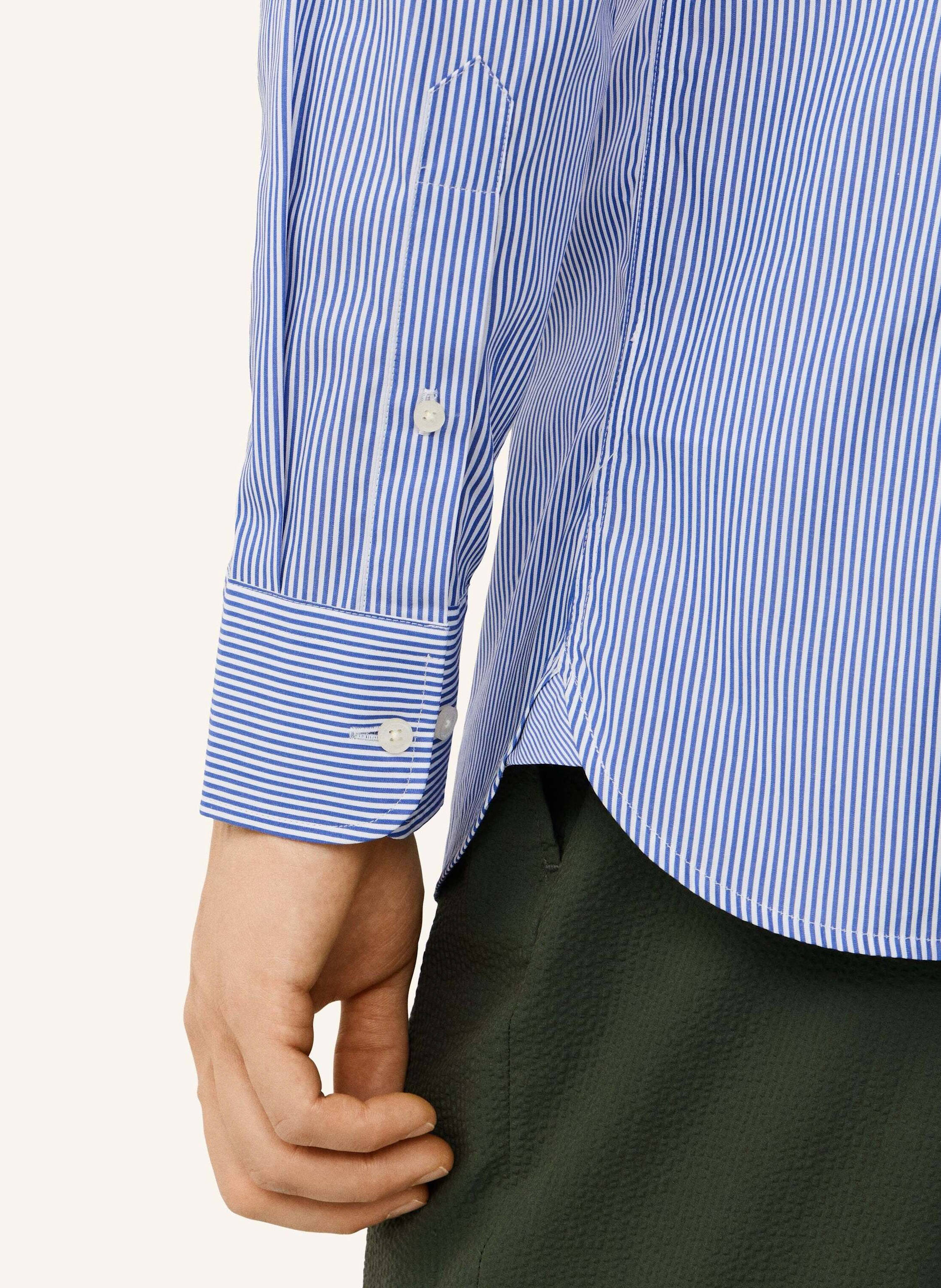 Thumbnail - Hackett London Freizeithemd City Bengal Stripe blau