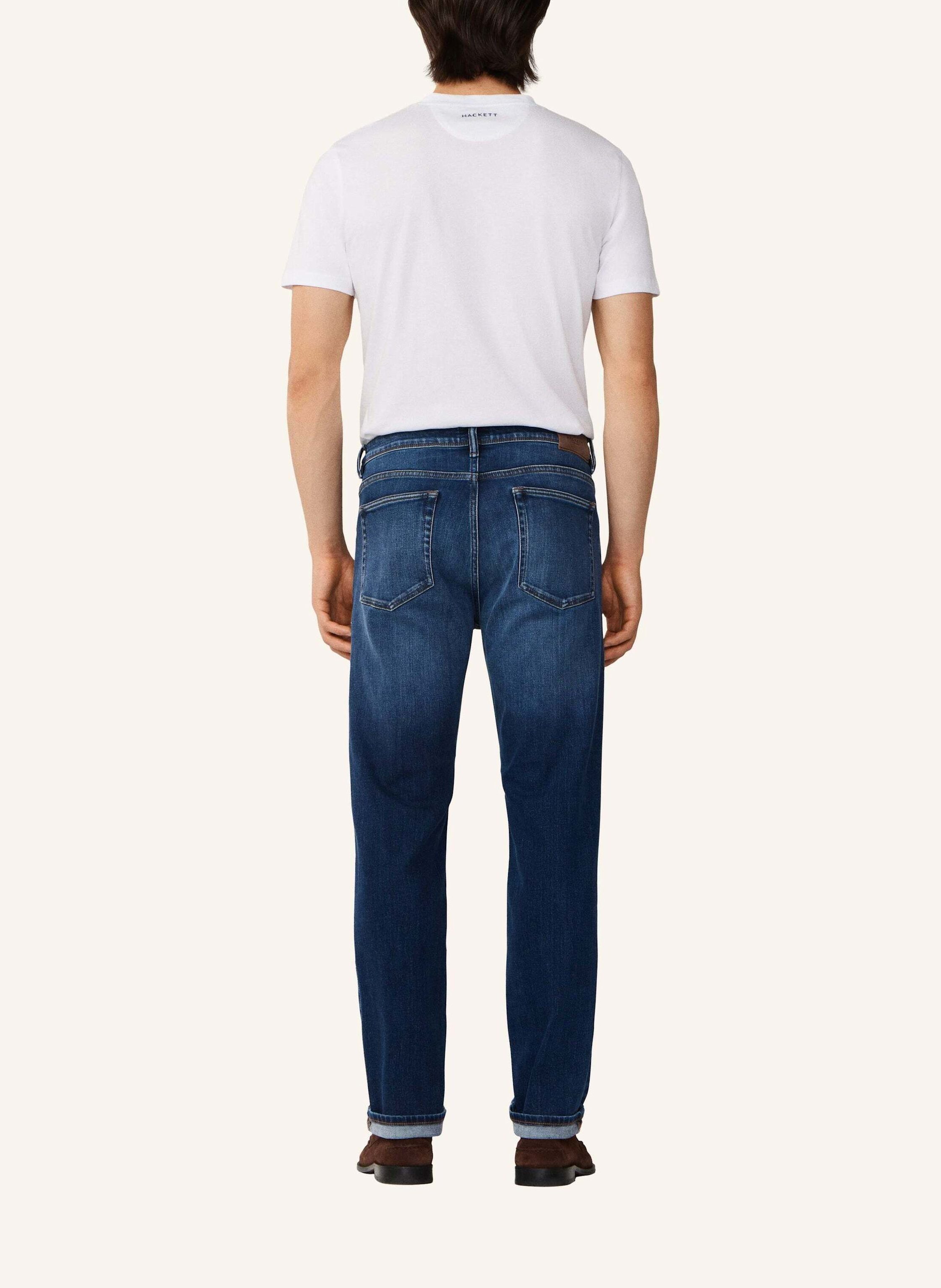 Thumbnail - Hackett London Jeans Overall Lux Vintage Denim blau