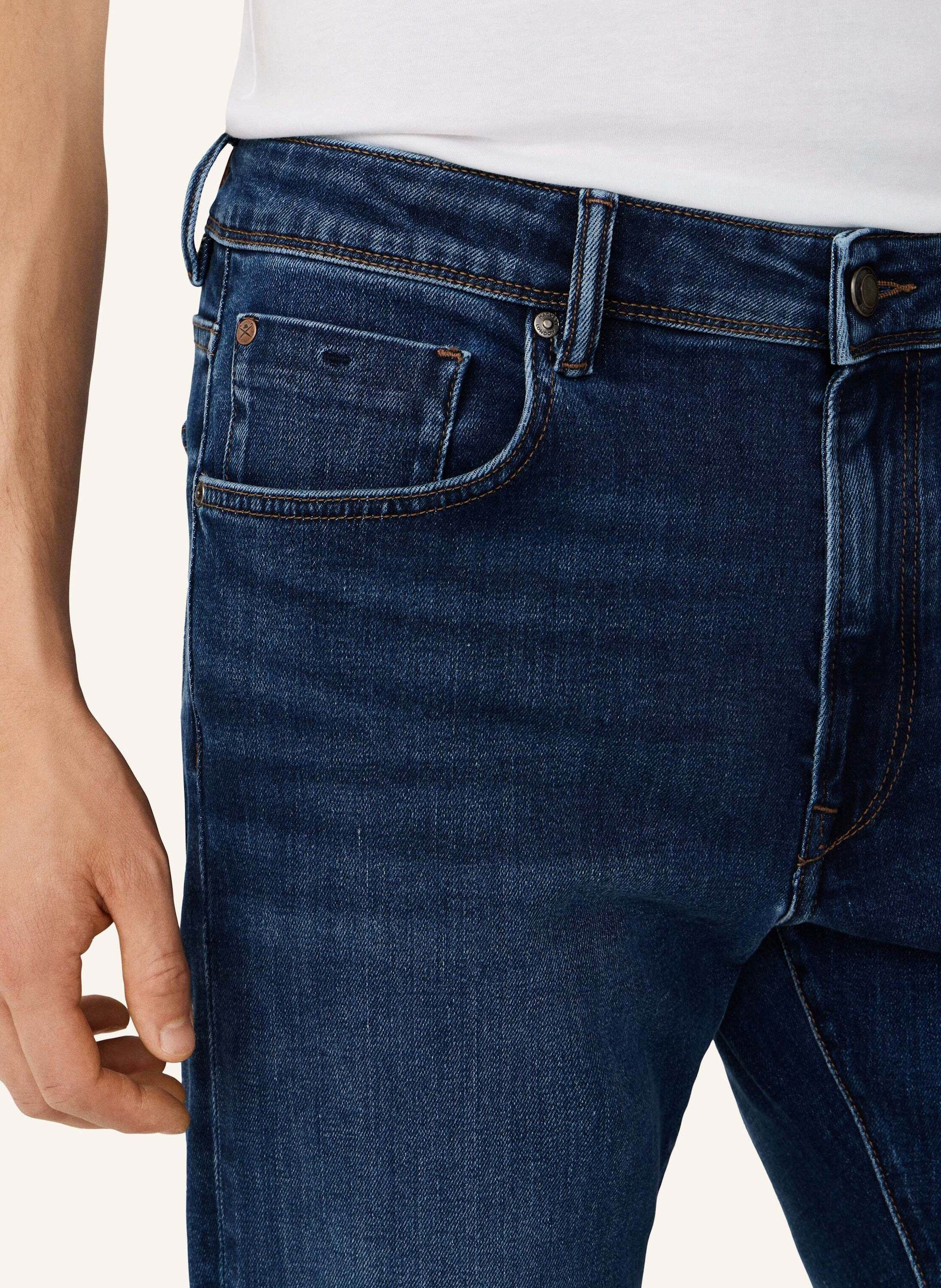 Thumbnail - Hackett London Jeans Overall Lux Vintage Denim blau