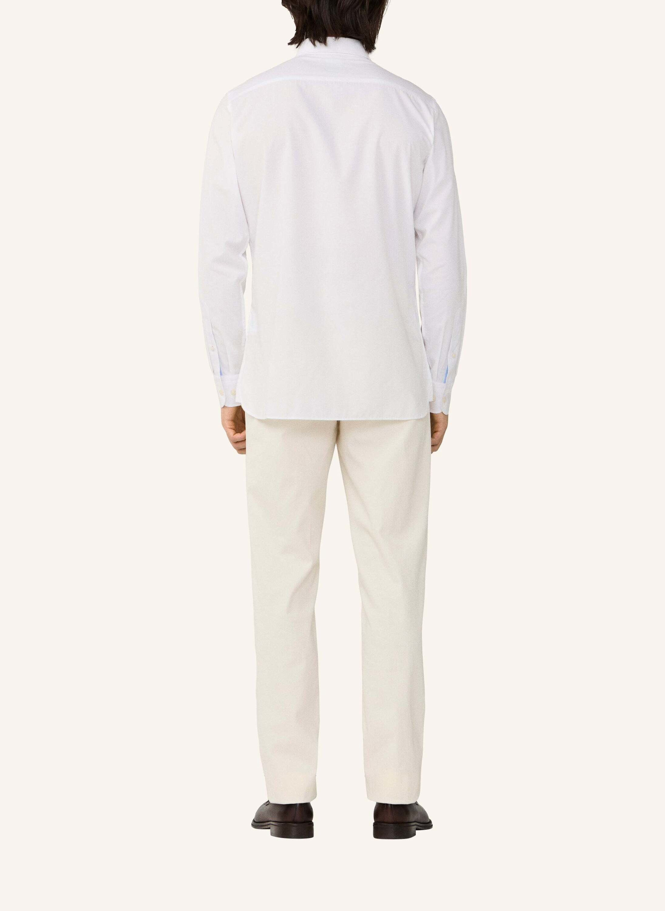 Thumbnail - Hackett London Freizeithemd Solid End On End weiss