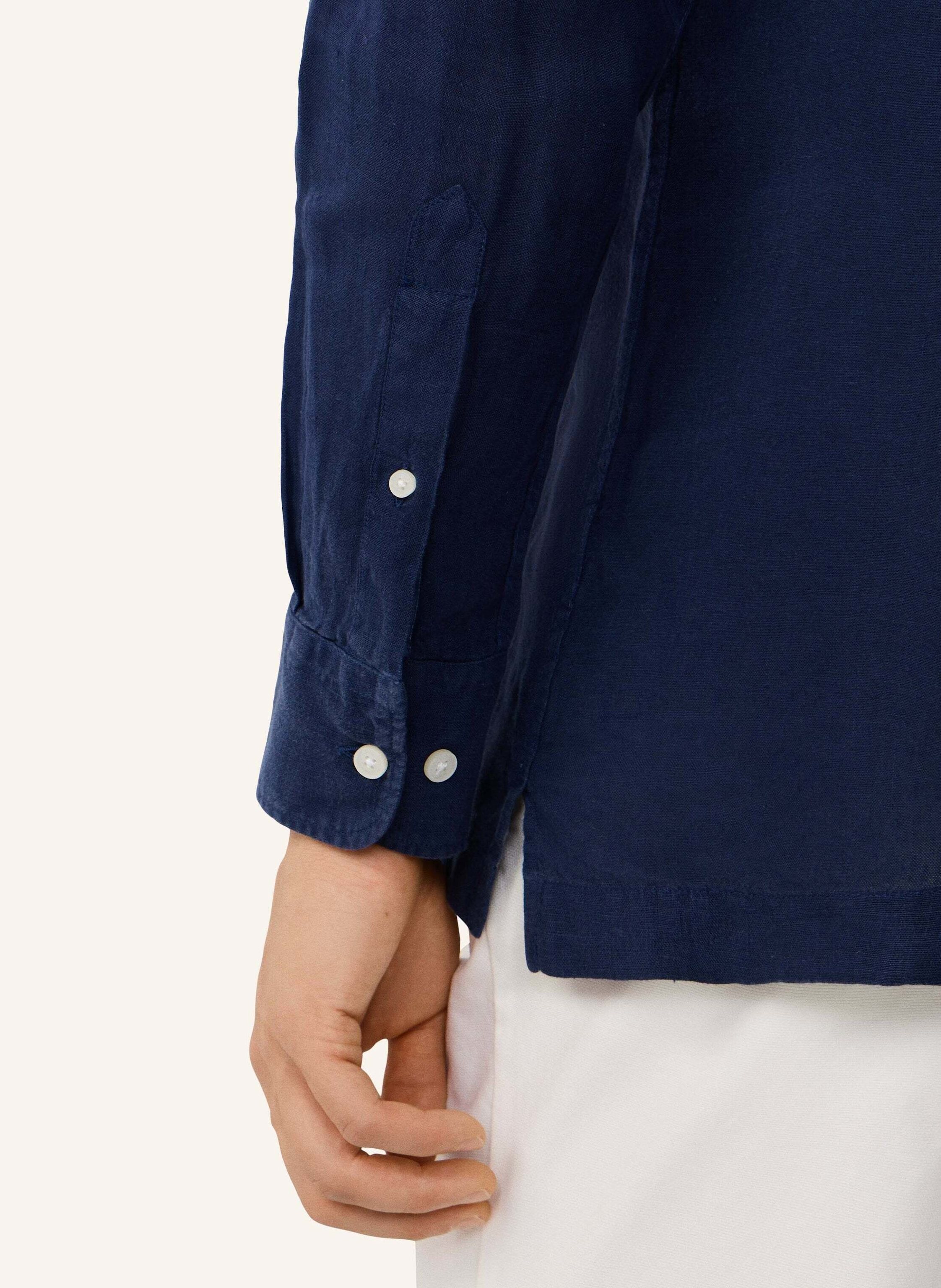 Thumbnail - Hackett London Freizeithemd Heritage Linen Hf Plk blau