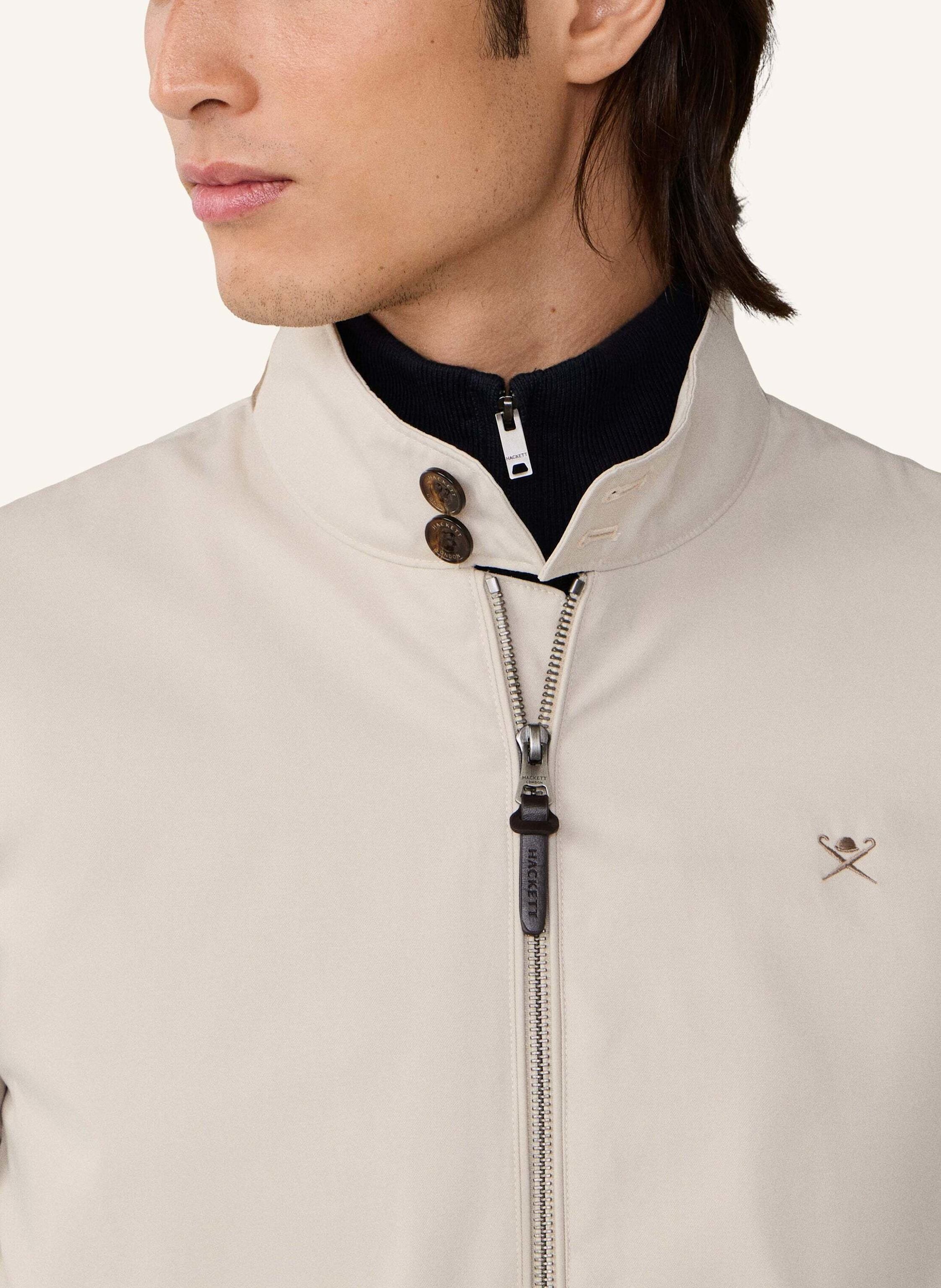 Thumbnail - Hackett London Fieldjacket Cotton Harrington beige