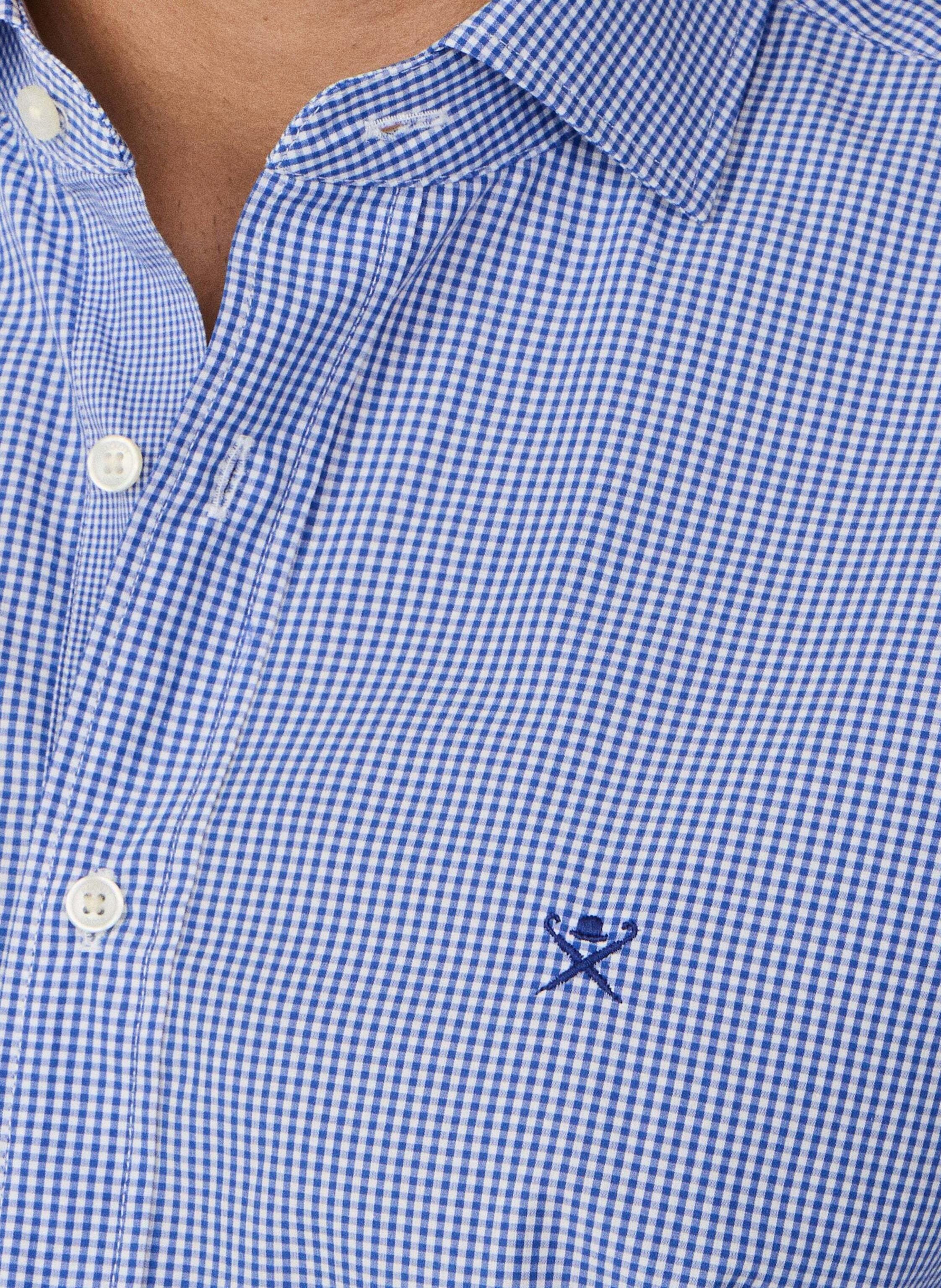 Thumbnail - Hackett London Freizeithemd City Gingham Shirt blau
