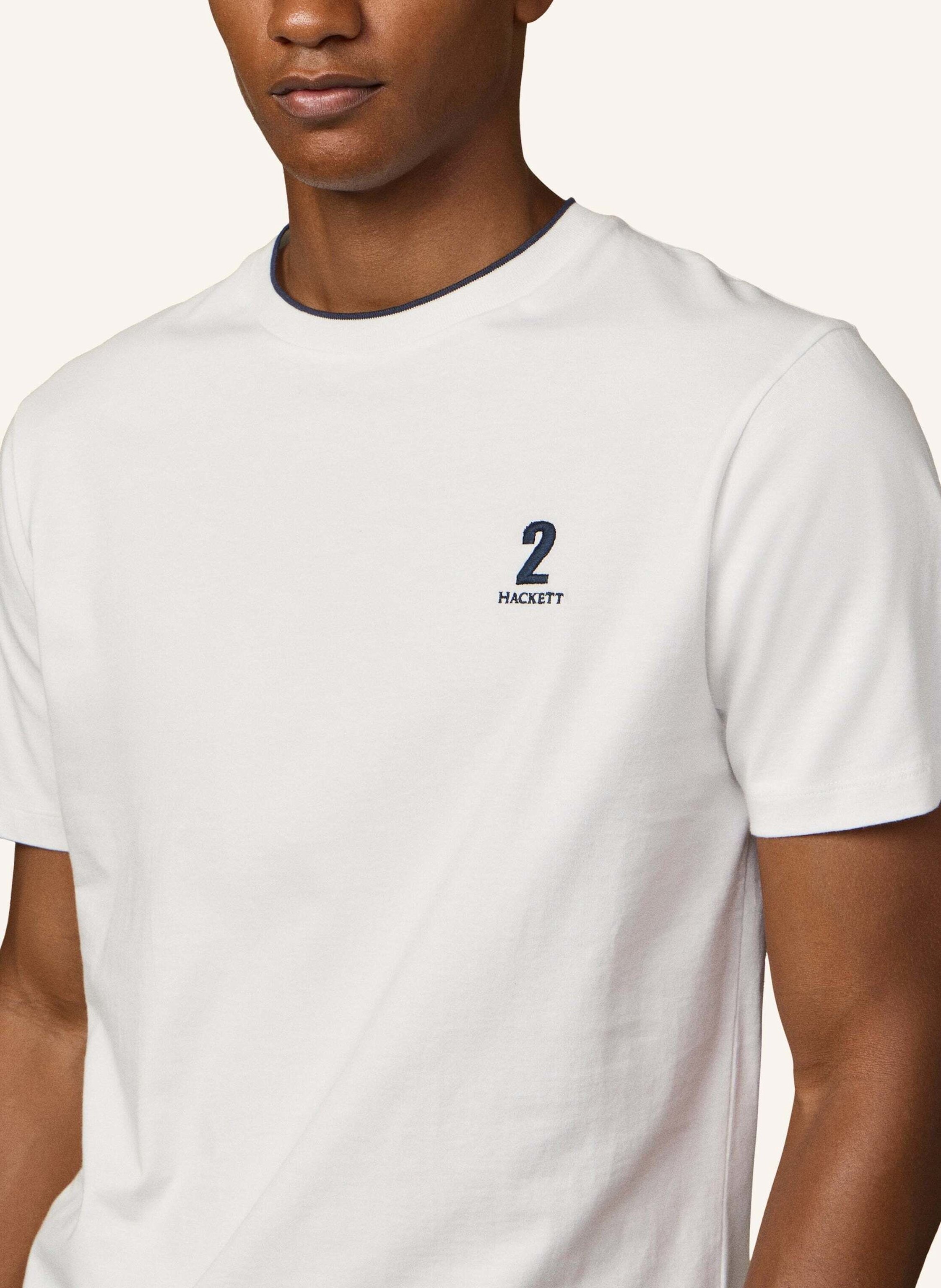 Thumbnail - Hackett London T-Shirt Heritage Nbr Tee weiss