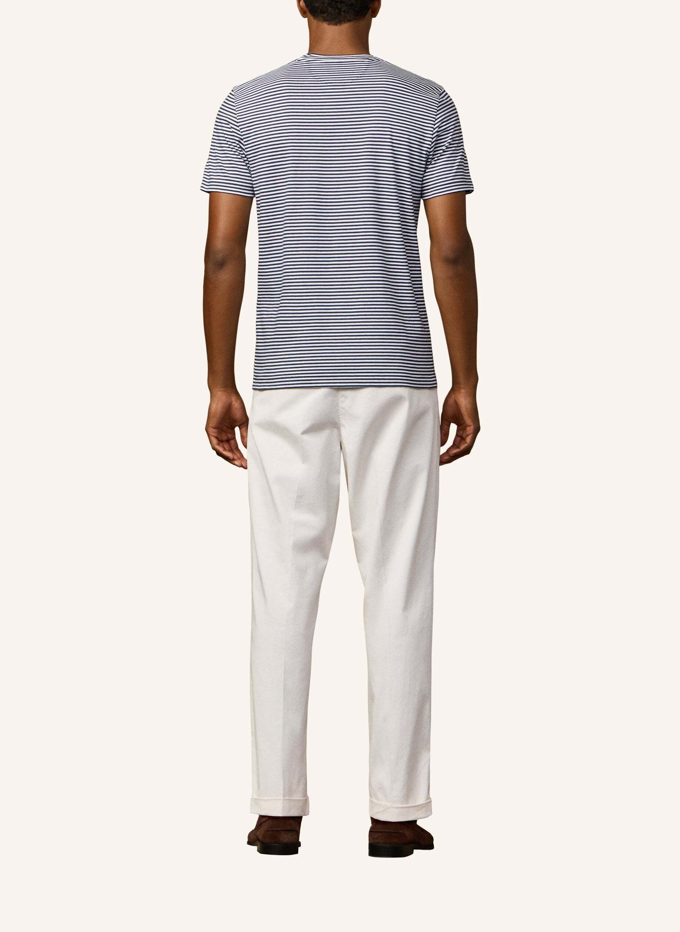 Thumbnail - Hackett London T-Shirt Heritage H Stripe Tee blau