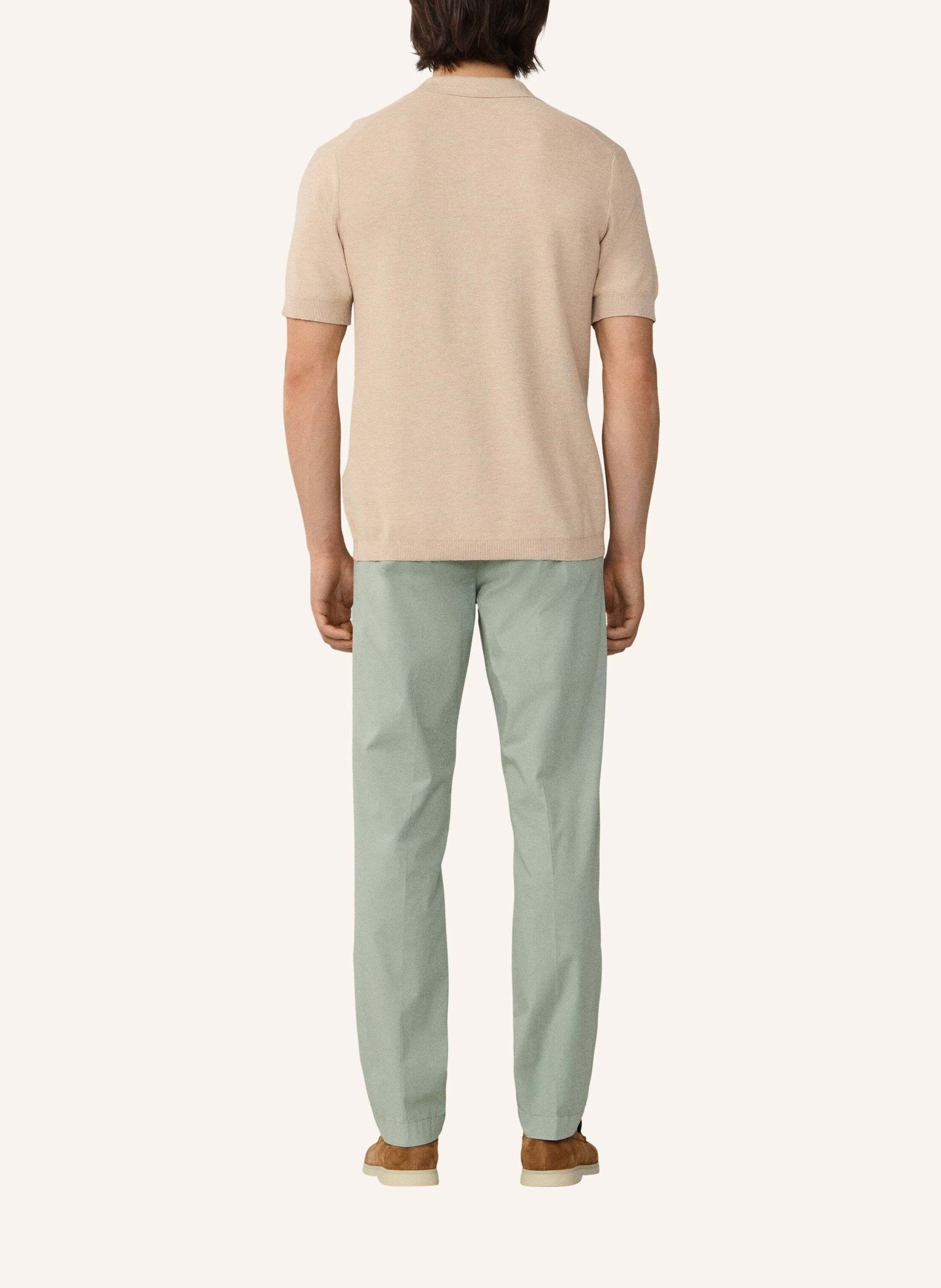 Thumbnail - Hackett London Poloshirt Honeycomb Ss Polo beige