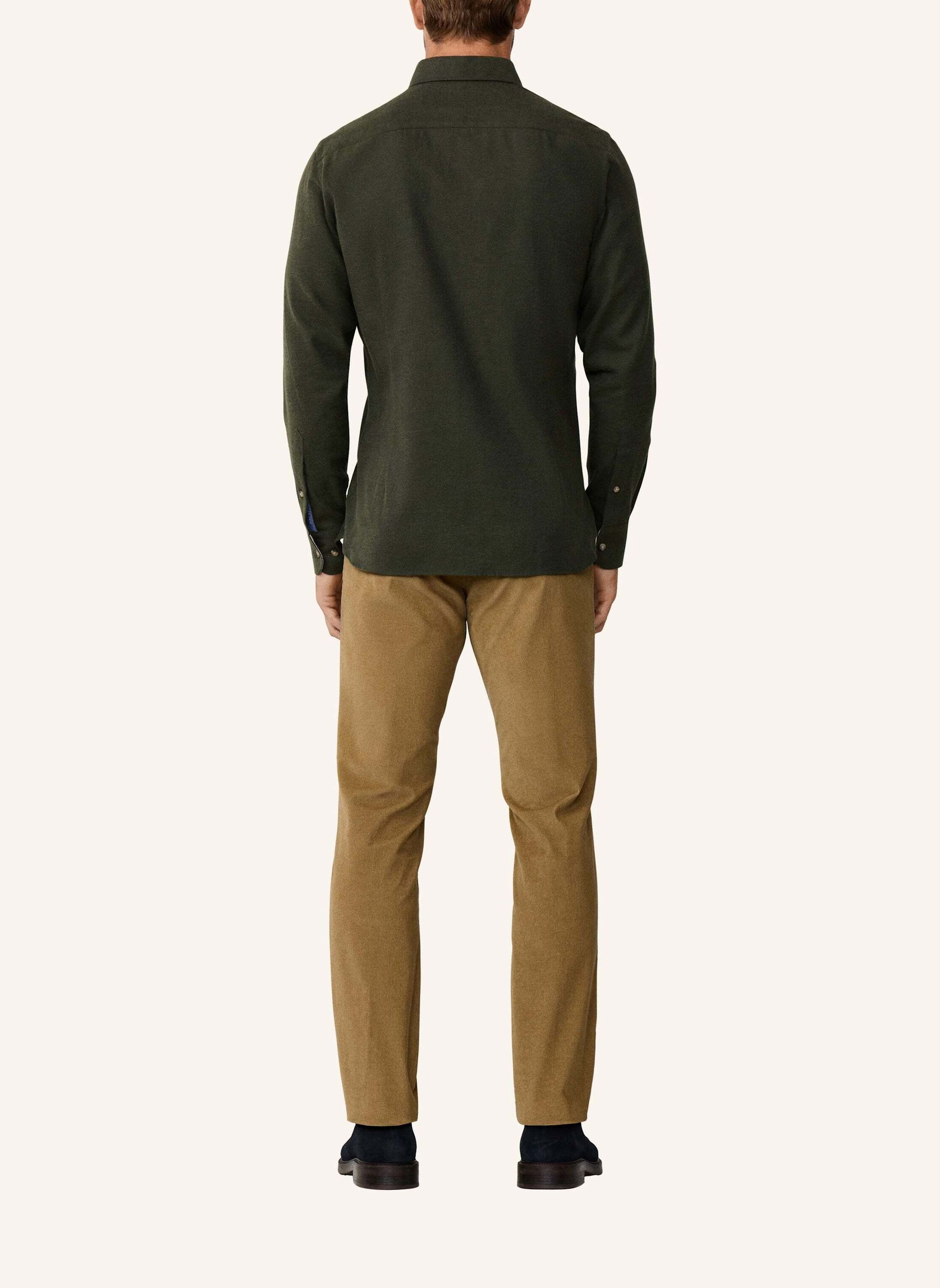 Thumbnail - Hackett London Freizeithemd Flannel Multi Trim gruen