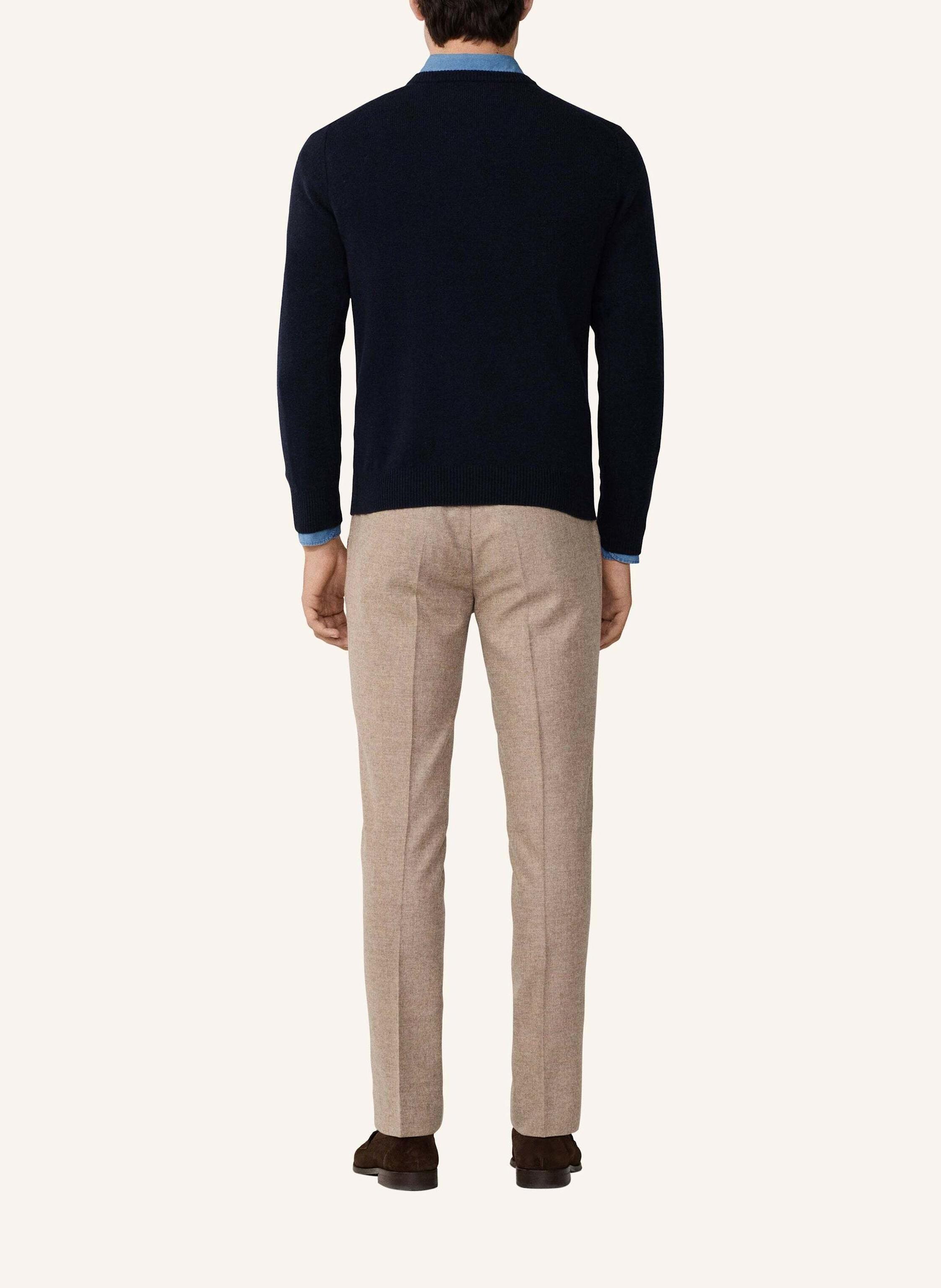 Thumbnail - Hackett London Pullover Lambswool V Neck blau