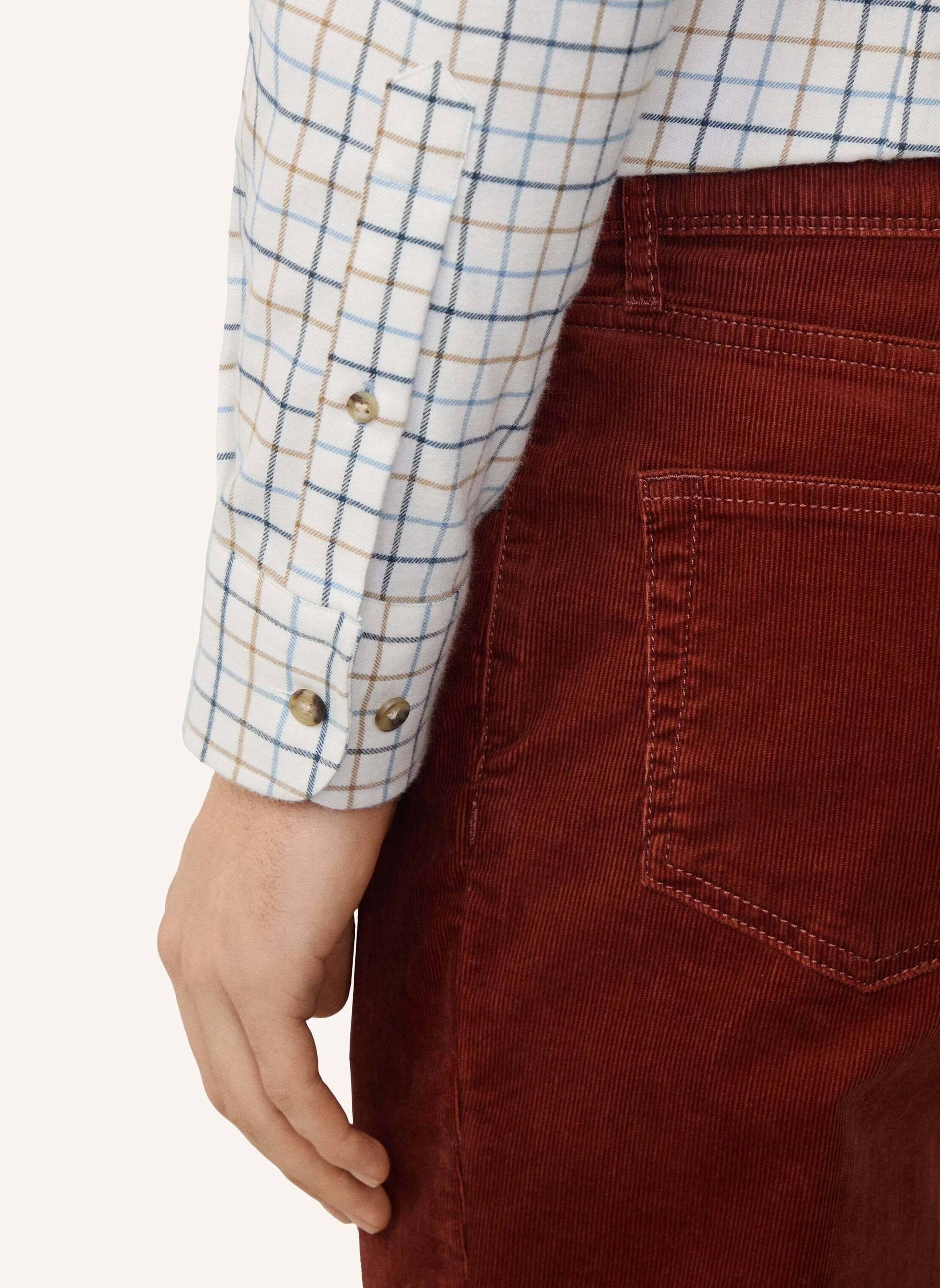 Thumbnail - Hackett London Freizeithemd Lge Flannel Tattersall blau