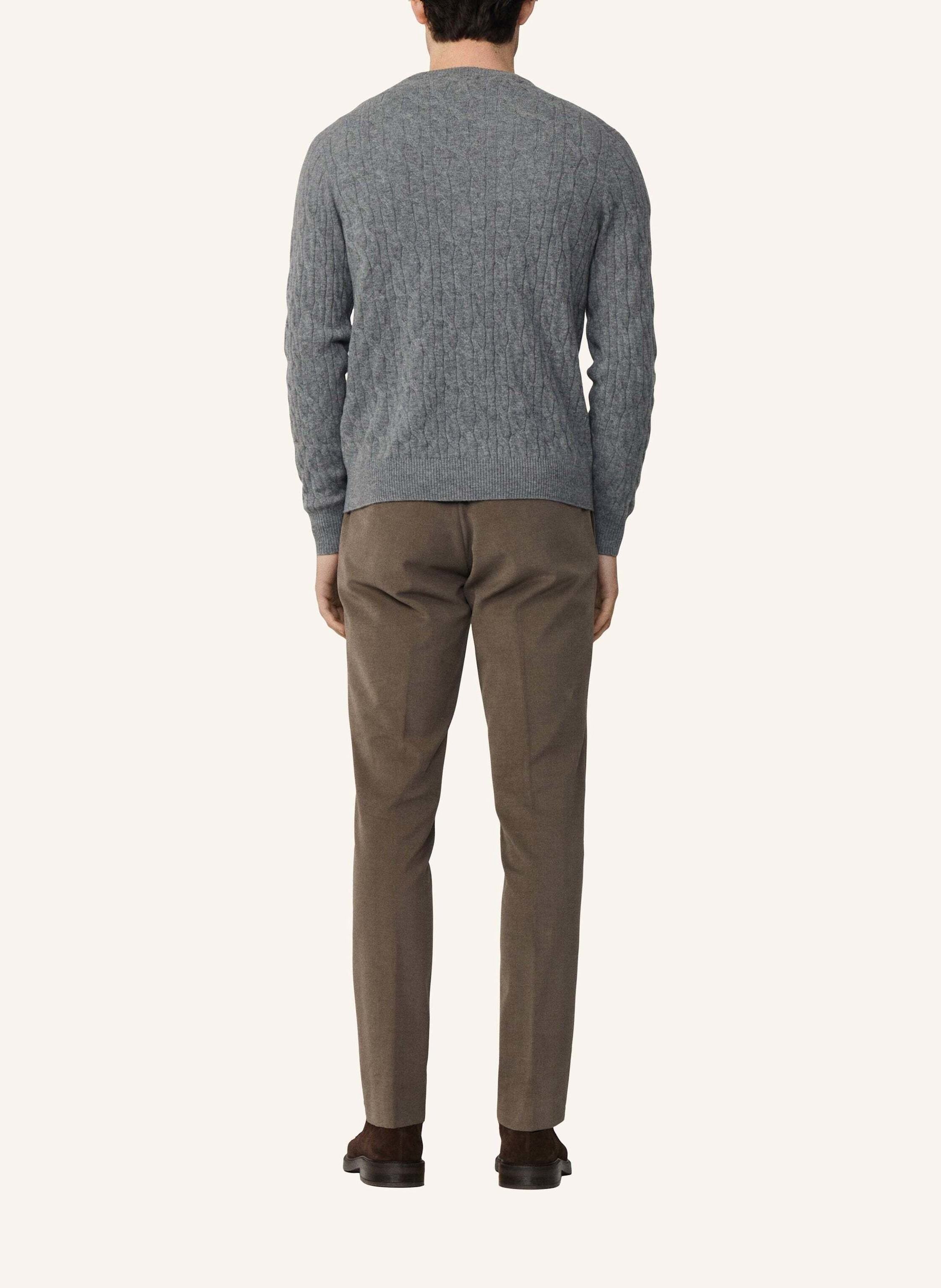 Thumbnail - Hackett London Pullover Lw Cable Crew grau