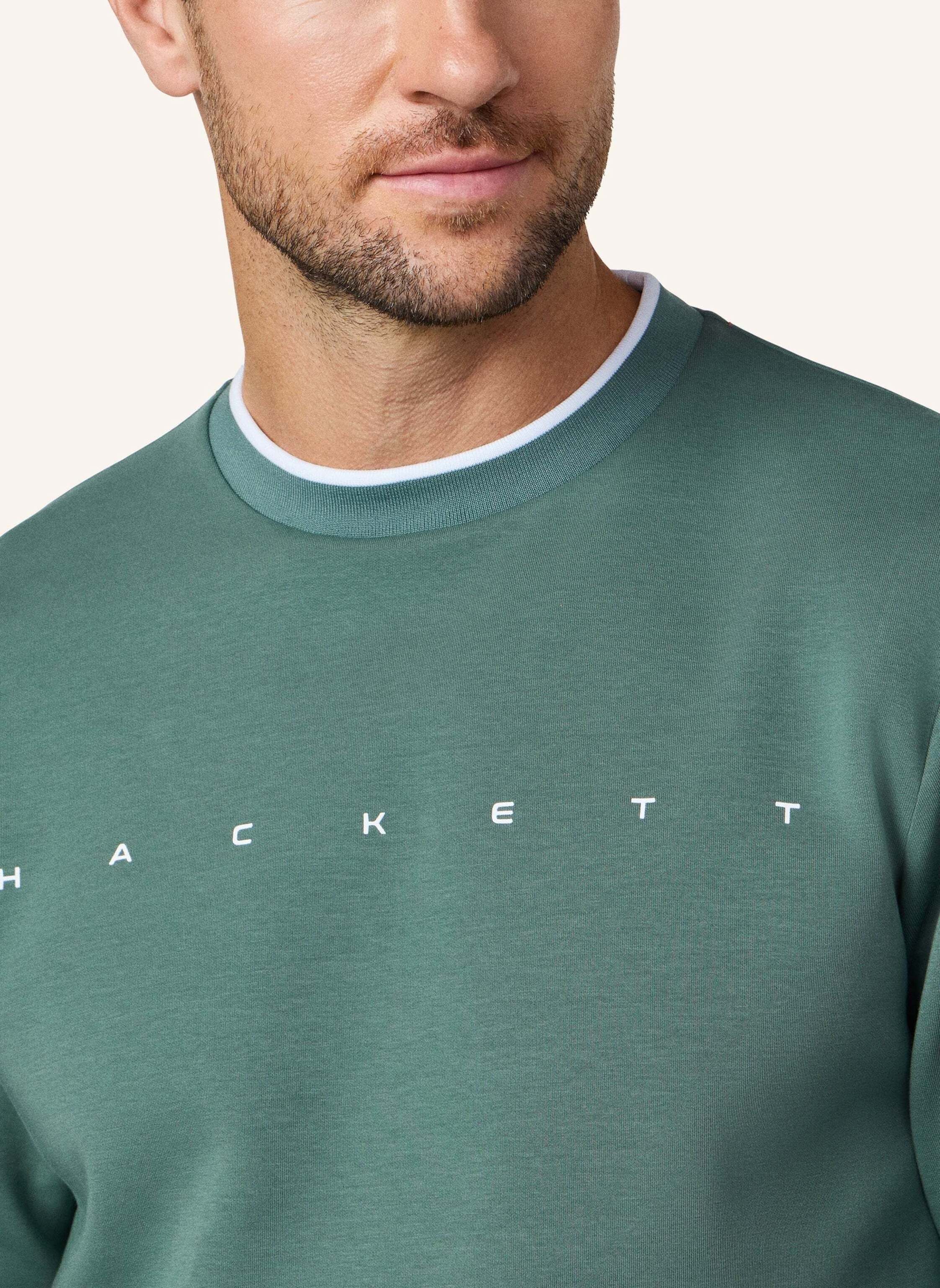 Thumbnail - Hackett London Sweatshirt Hs Essential Crew gruen