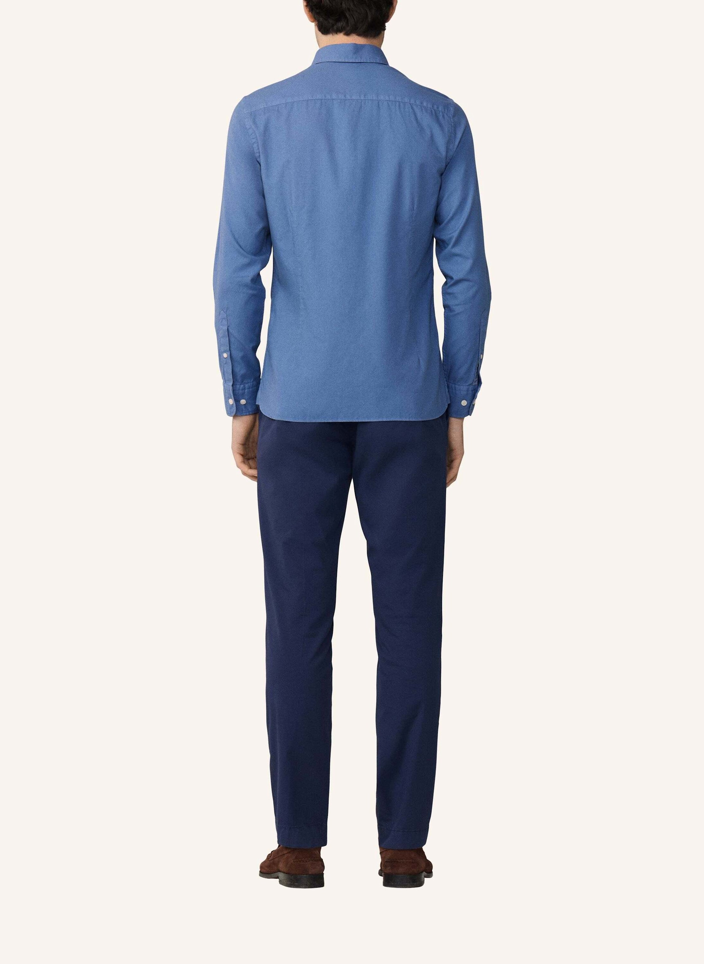 Thumbnail - Hackett London Freizeithemd Ess Gmt Dyed Oxford blau