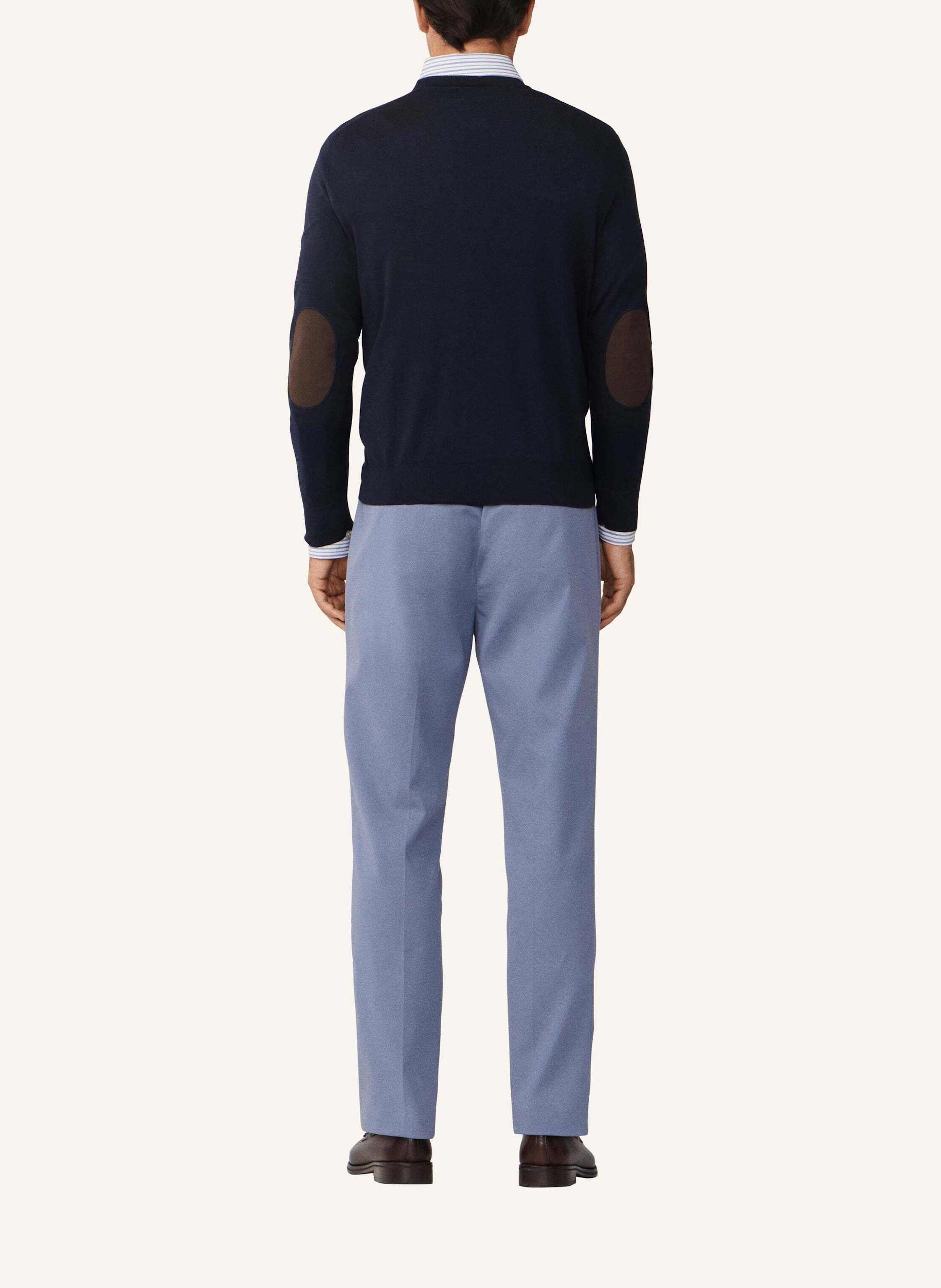 Thumbnail - Hackett London Pullover Cotton Cash Crew blau