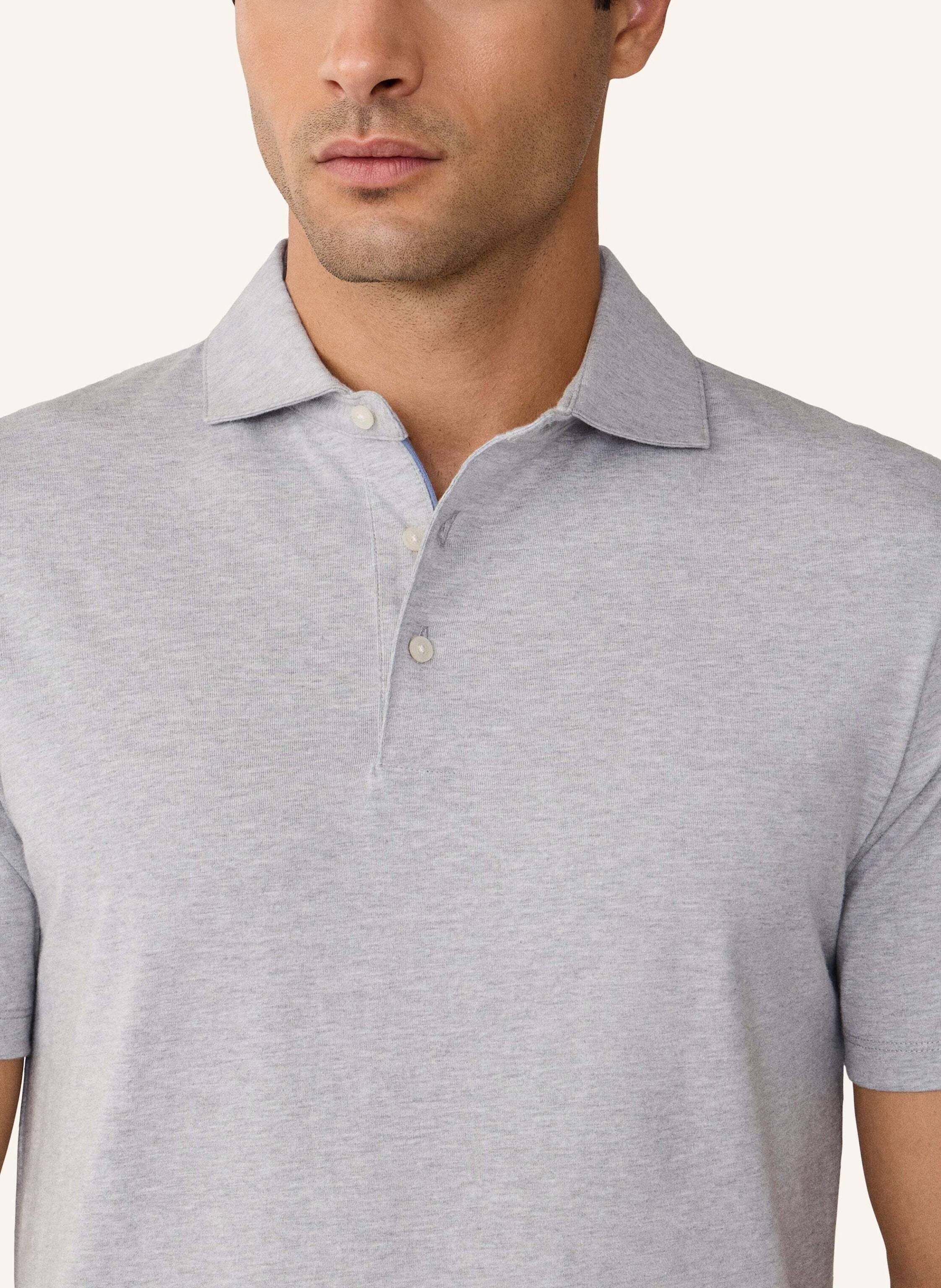 Thumbnail - Hackett London Poloshirt Pima Cotton Polo grau