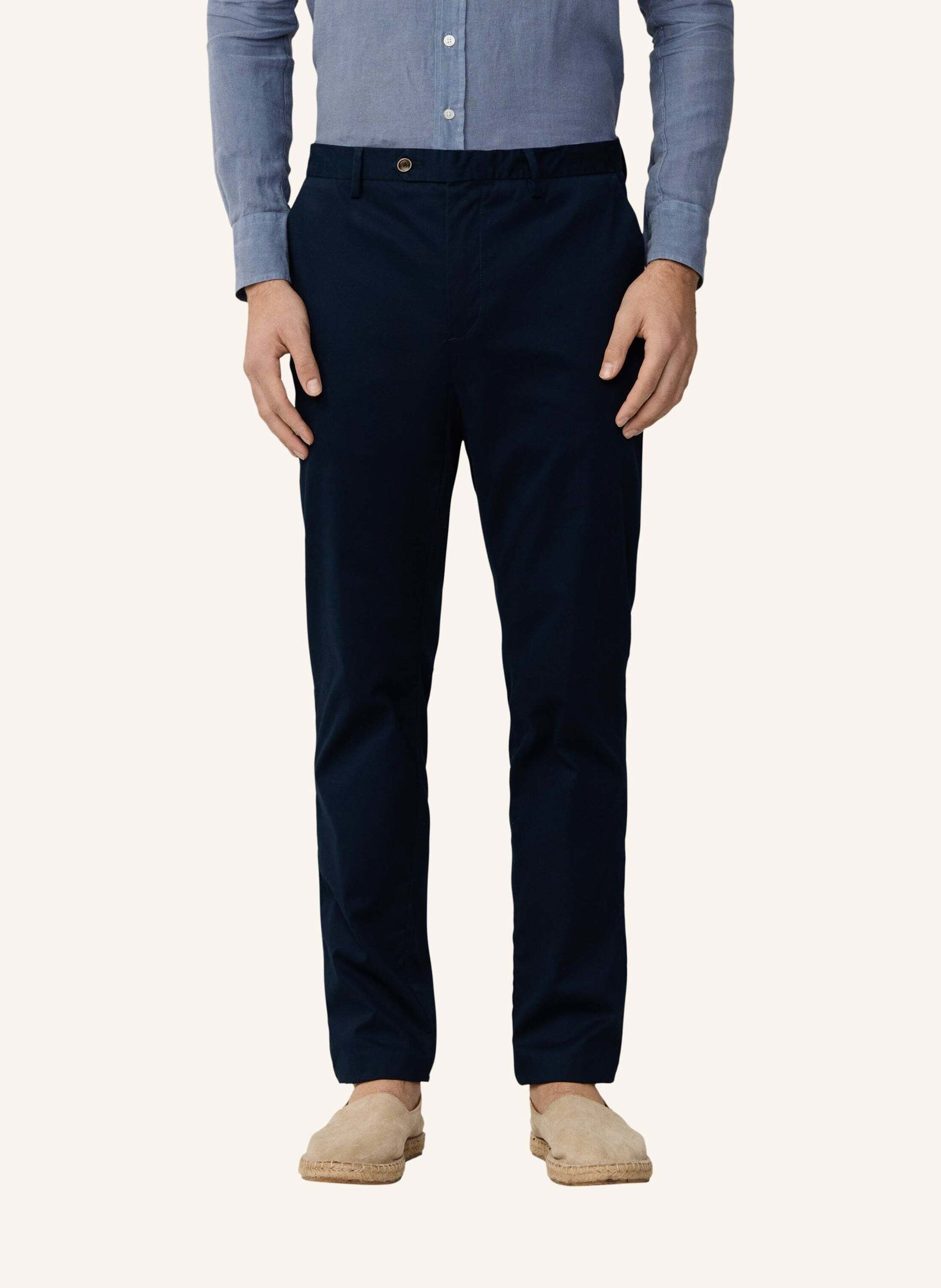 Thumbnail - Hackett London Chino Texture Chino blau