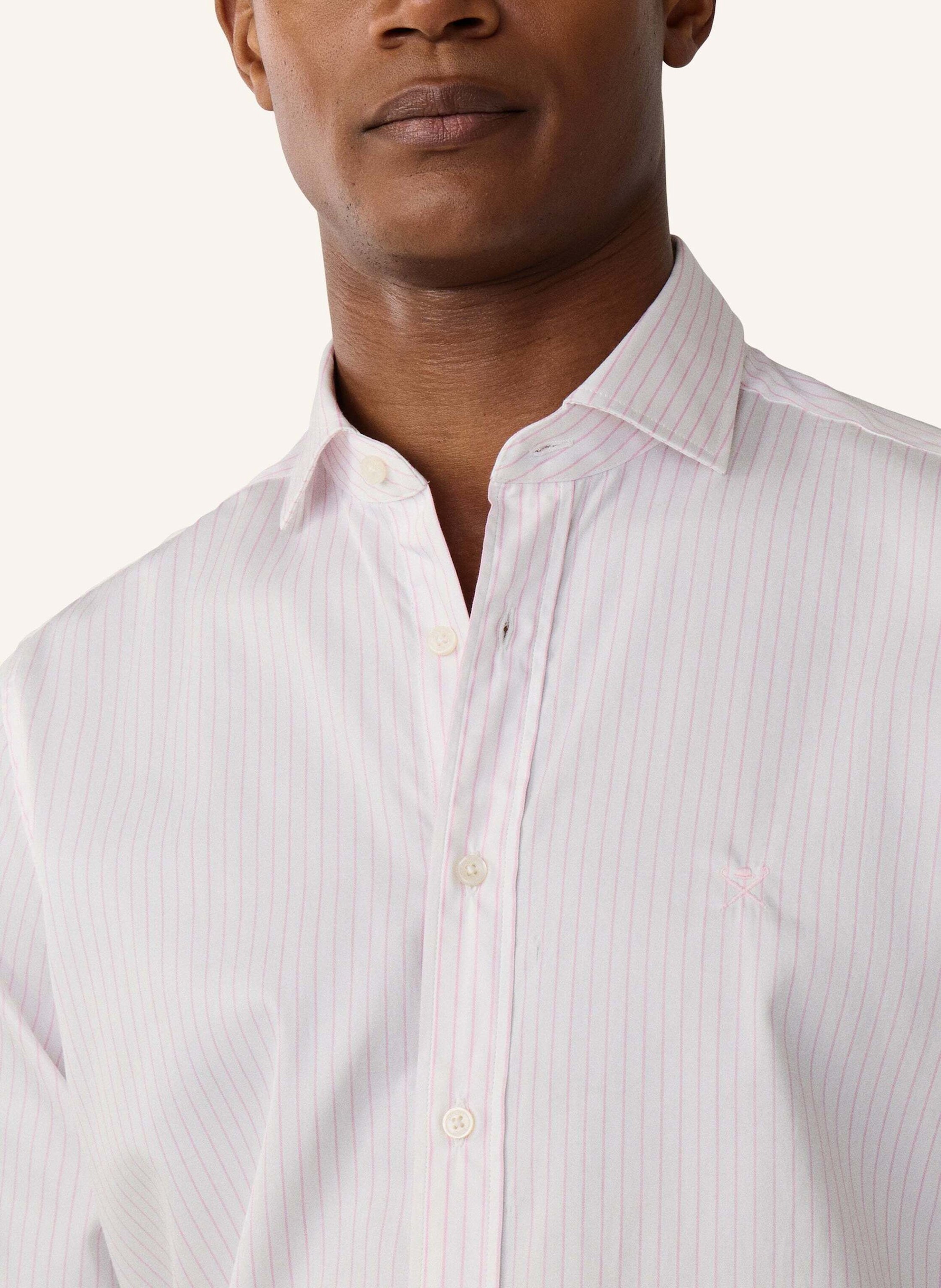 Thumbnail - Hackett London Freizeithemd City Wide Stripe pink