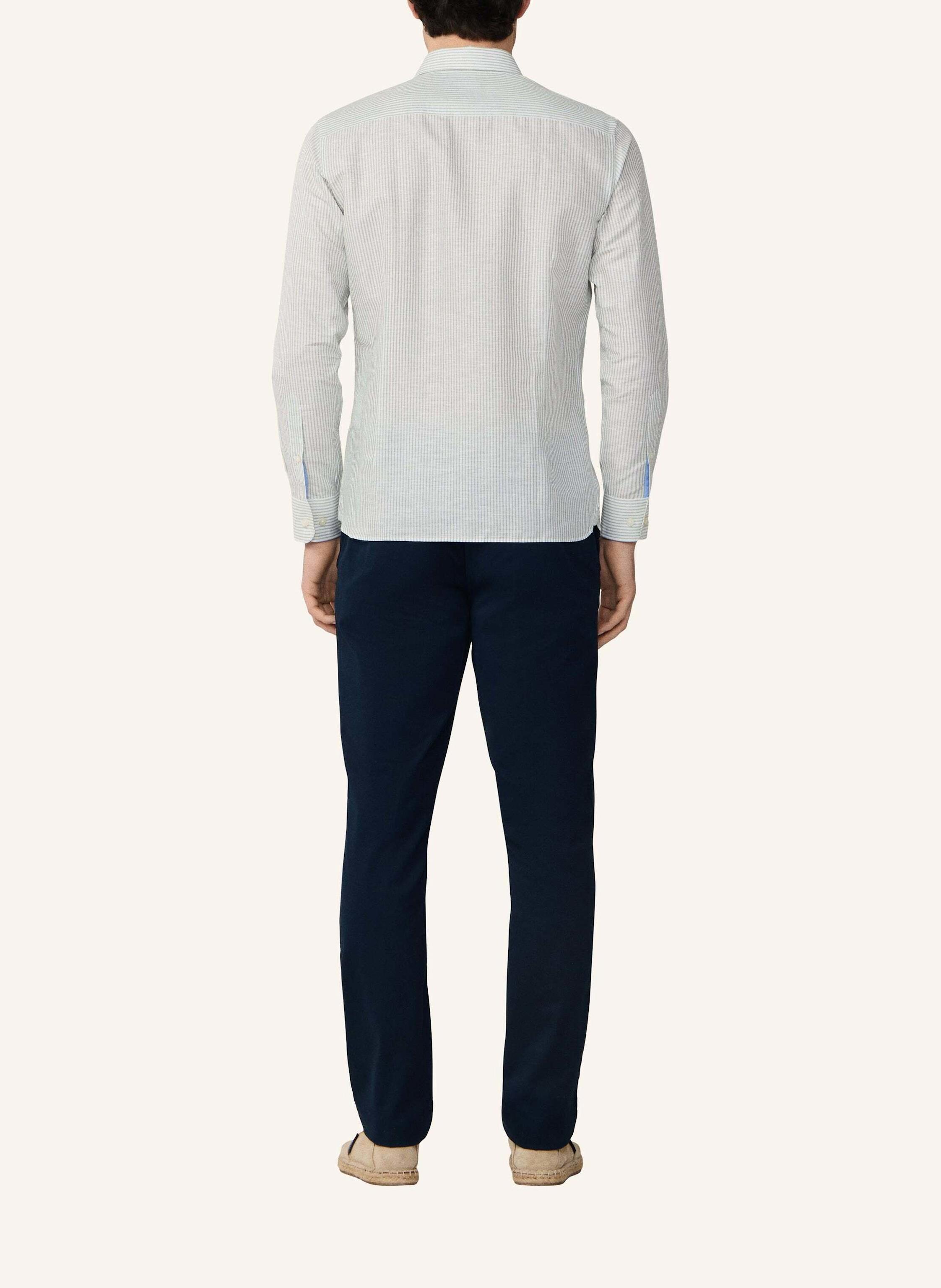 Thumbnail - Hackett London Freizeithemd Ess Linen Bengal gruen