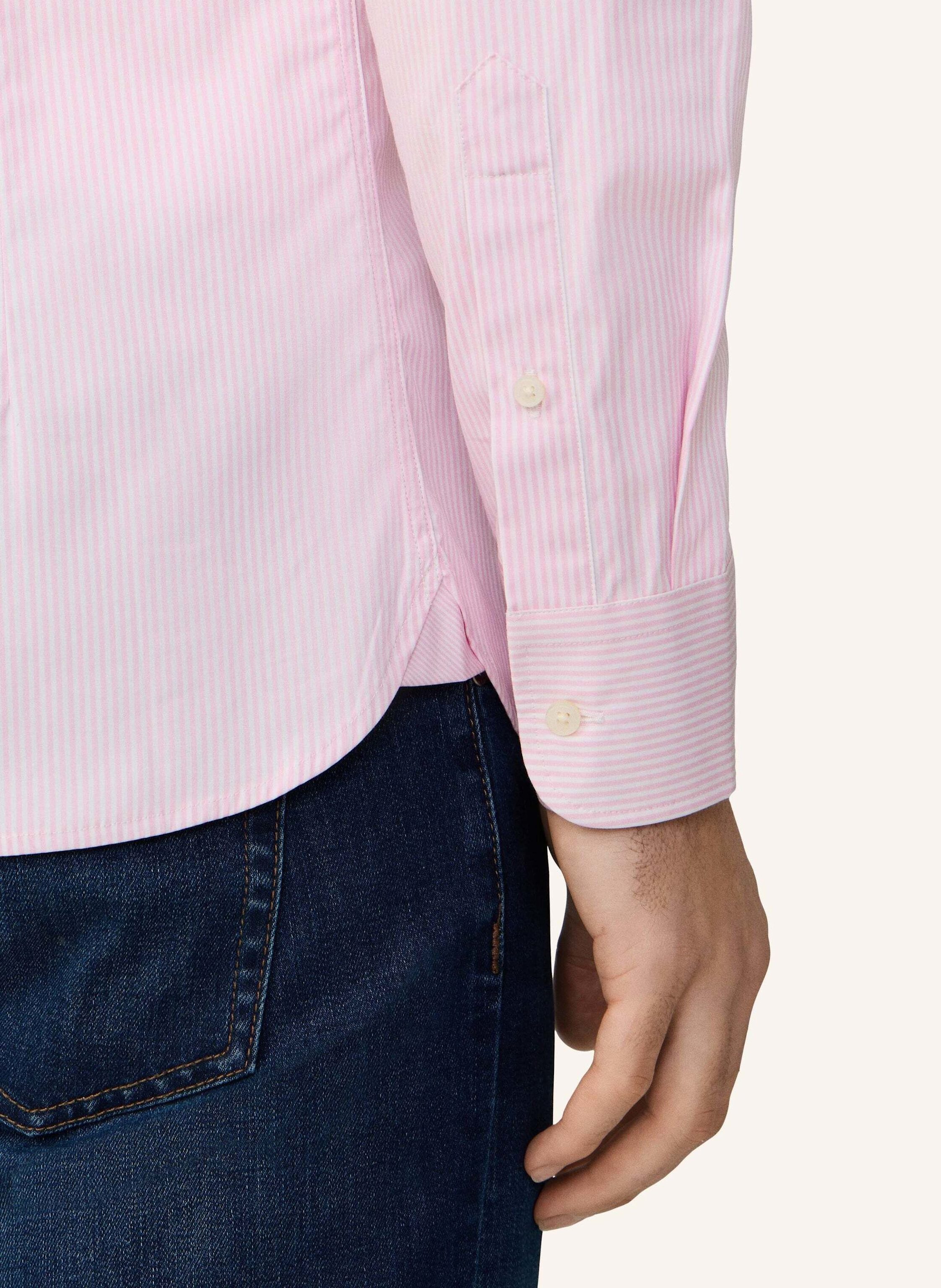 Thumbnail - Hackett London Freizeithemd City Bengal Stripe pink