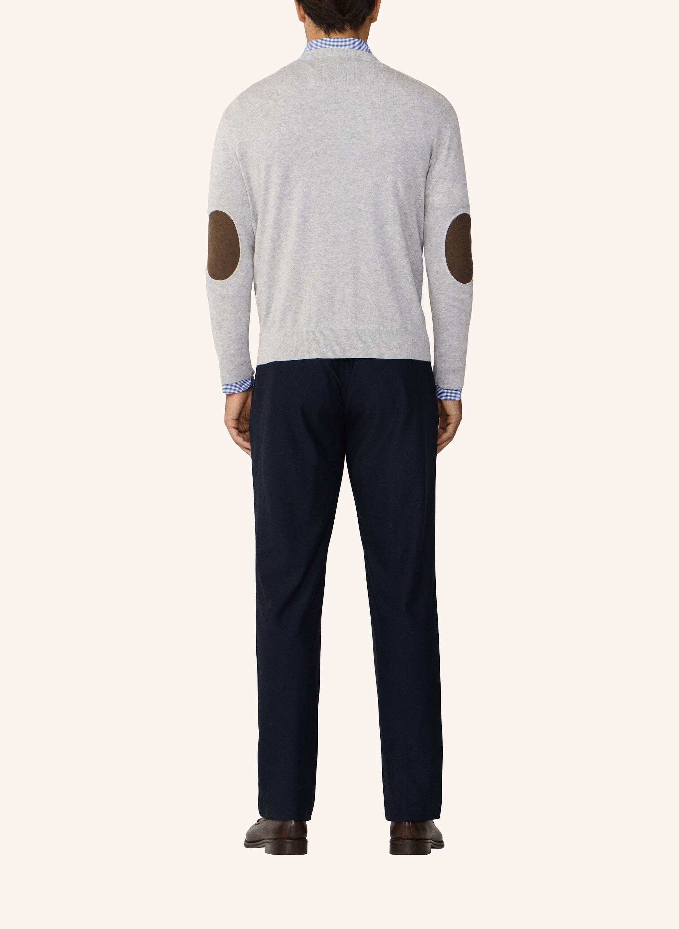 Thumbnail - Hackett London Pullover Cotton Cash Crew grau