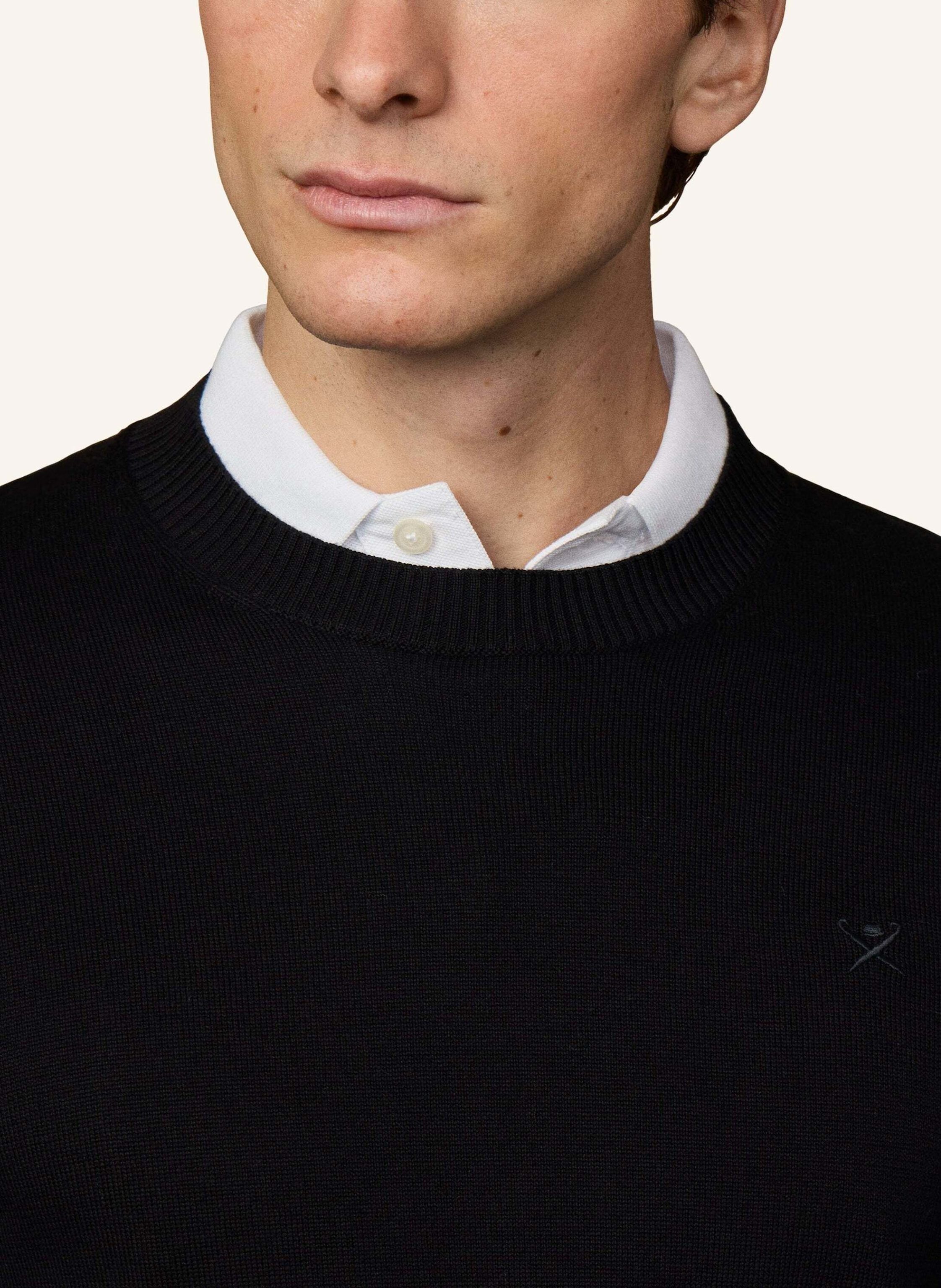 Thumbnail - Hackett London Pullover Ess Cotton Crew schwarz