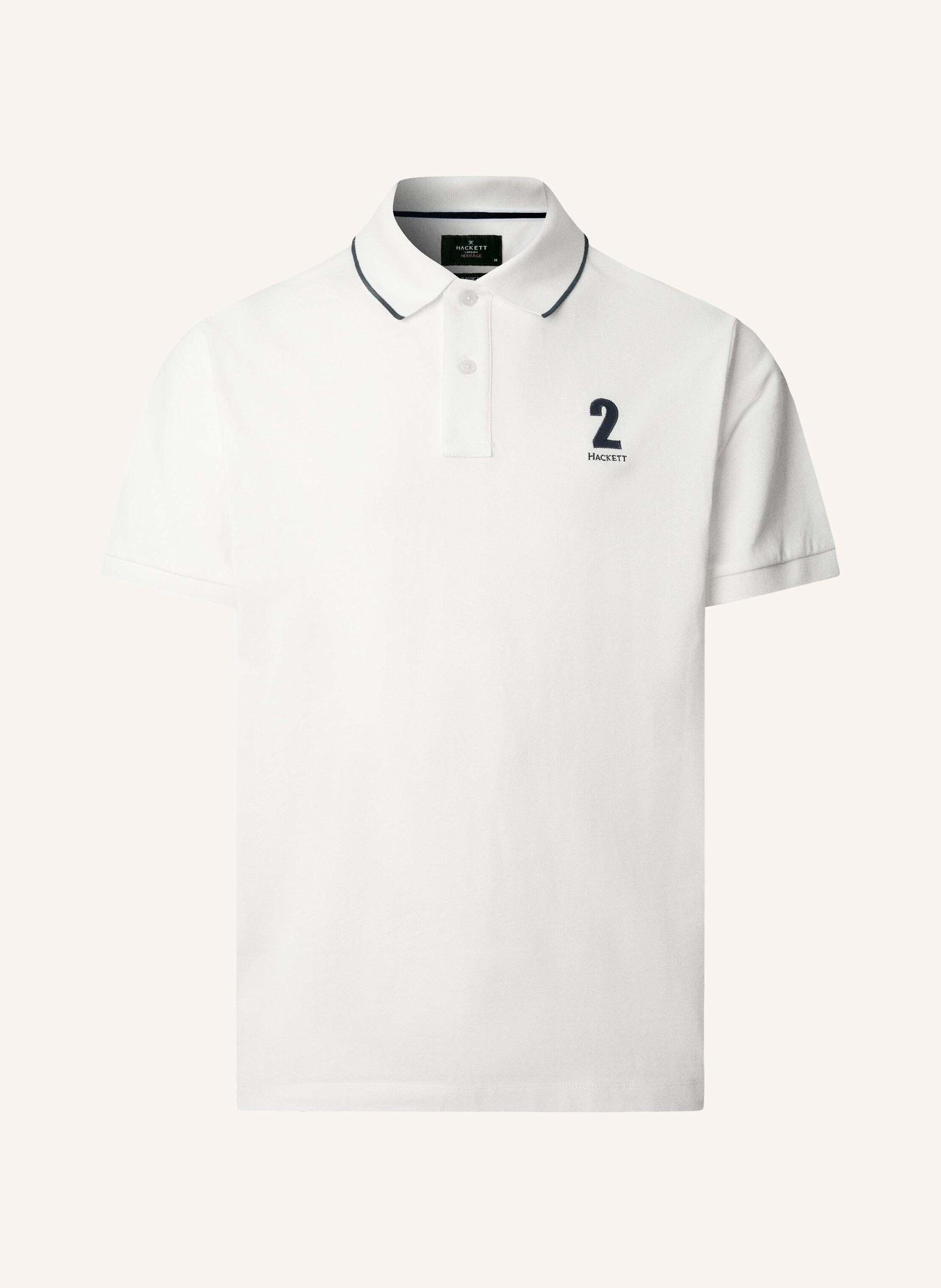 Hackett London Poloshirt Heritage Nbr Polo weiss