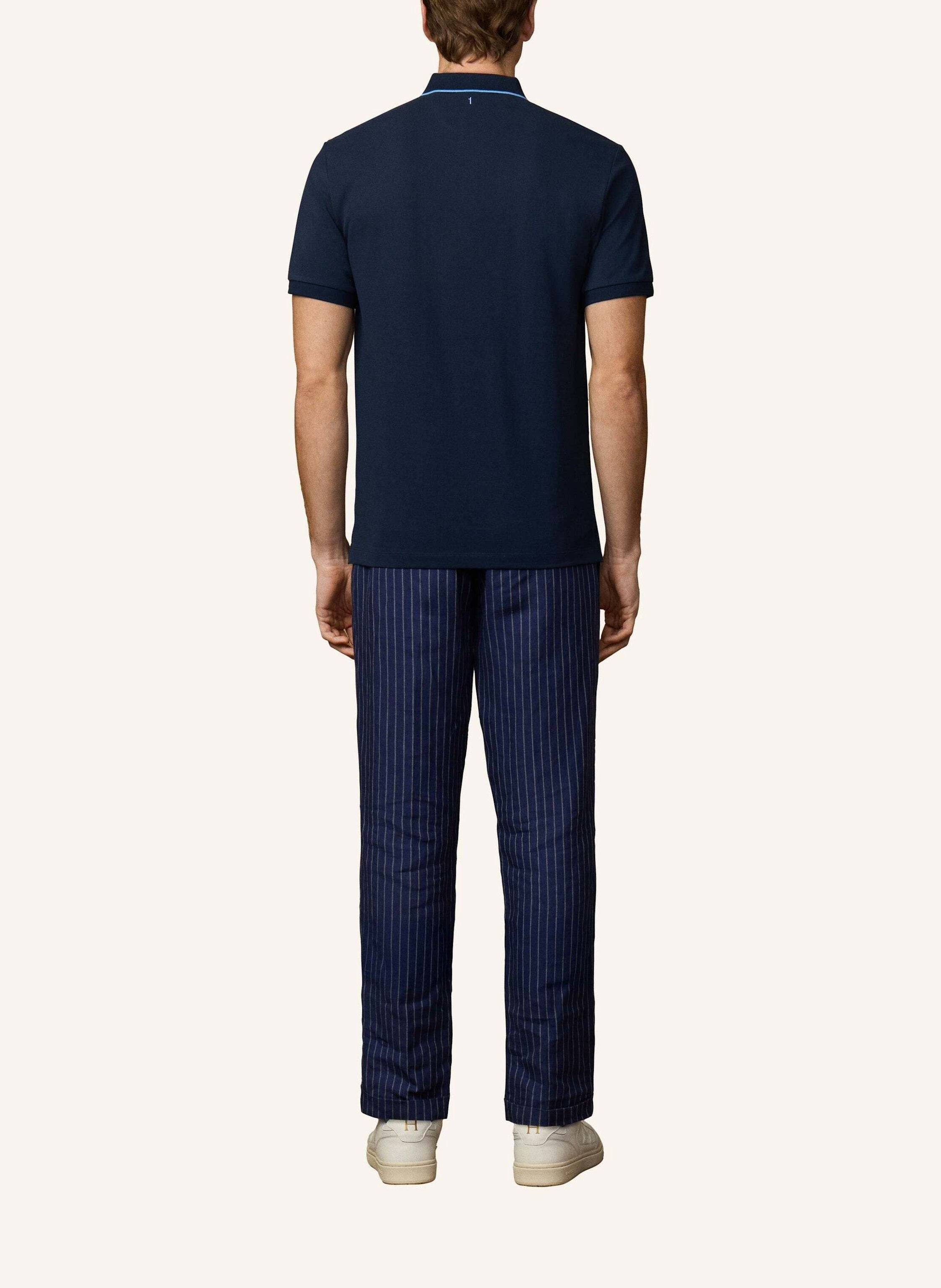 Thumbnail - Hackett London Poloshirt Heritage Nbr Polo blau