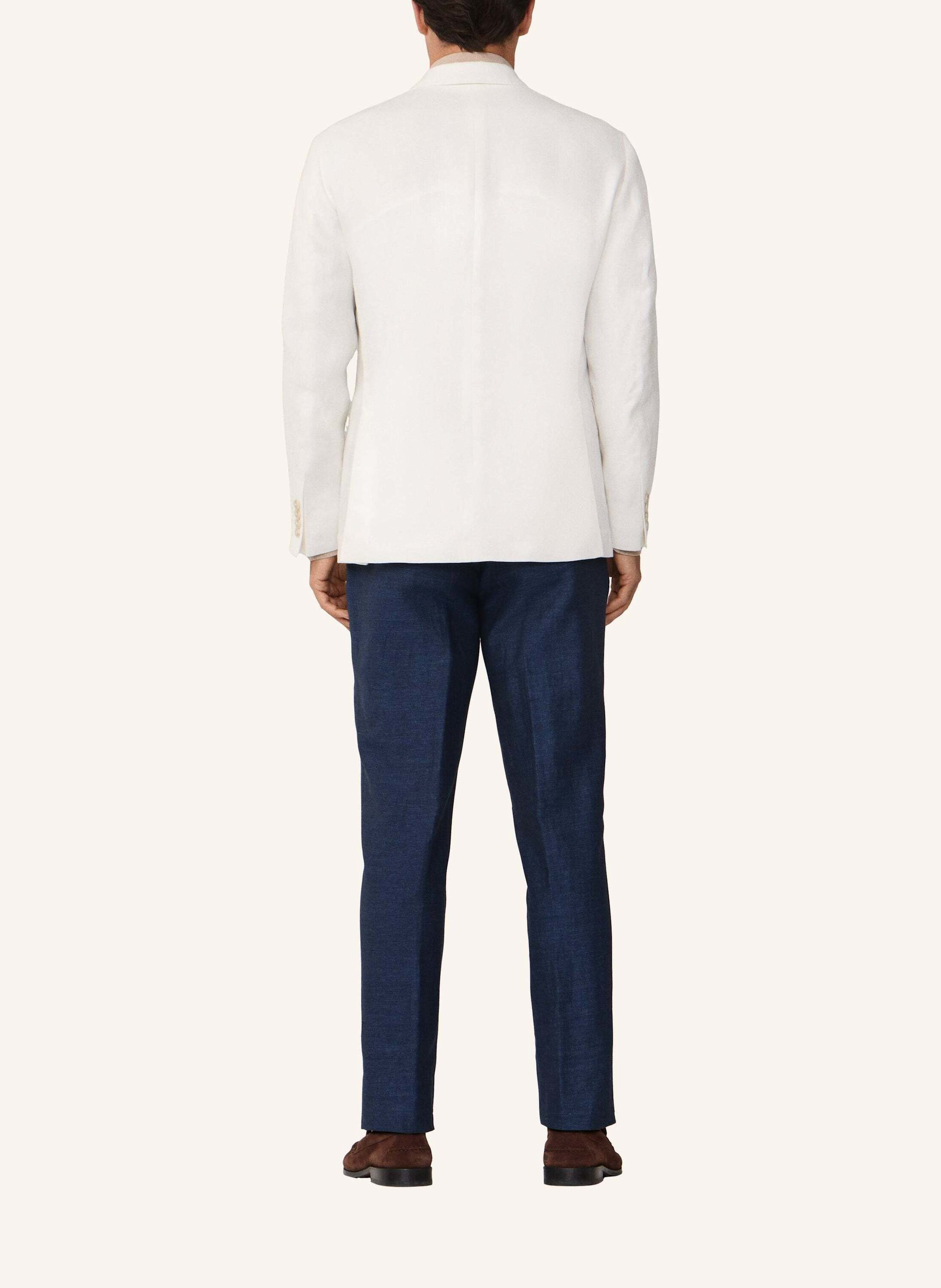 Thumbnail - Hackett London Blazer Linen Delave Hopsack weiss