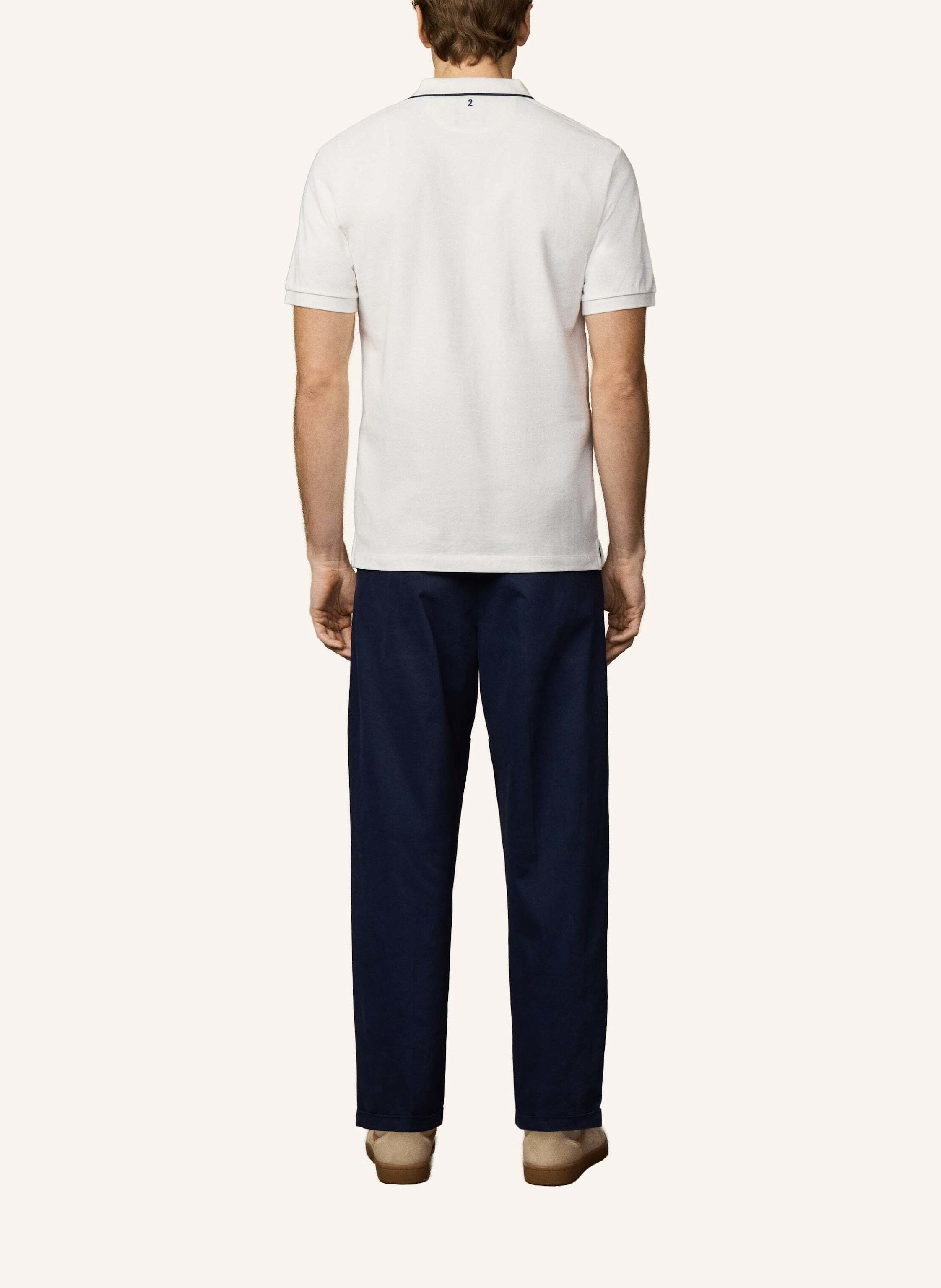 Thumbnail - Hackett London Poloshirt Heritage Nbr Polo weiss