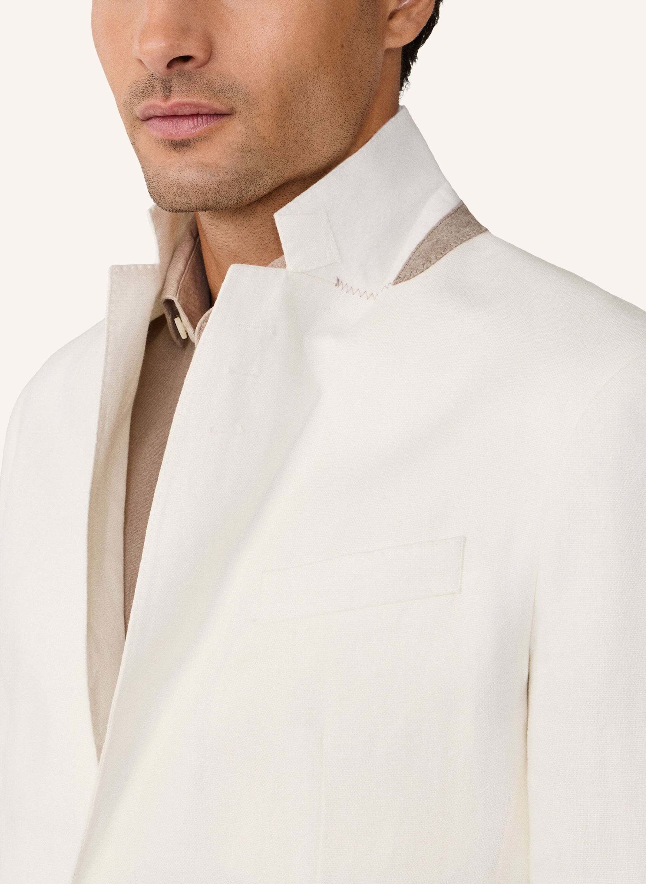 Thumbnail - Hackett London Blazer Linen Delave Hopsack weiss