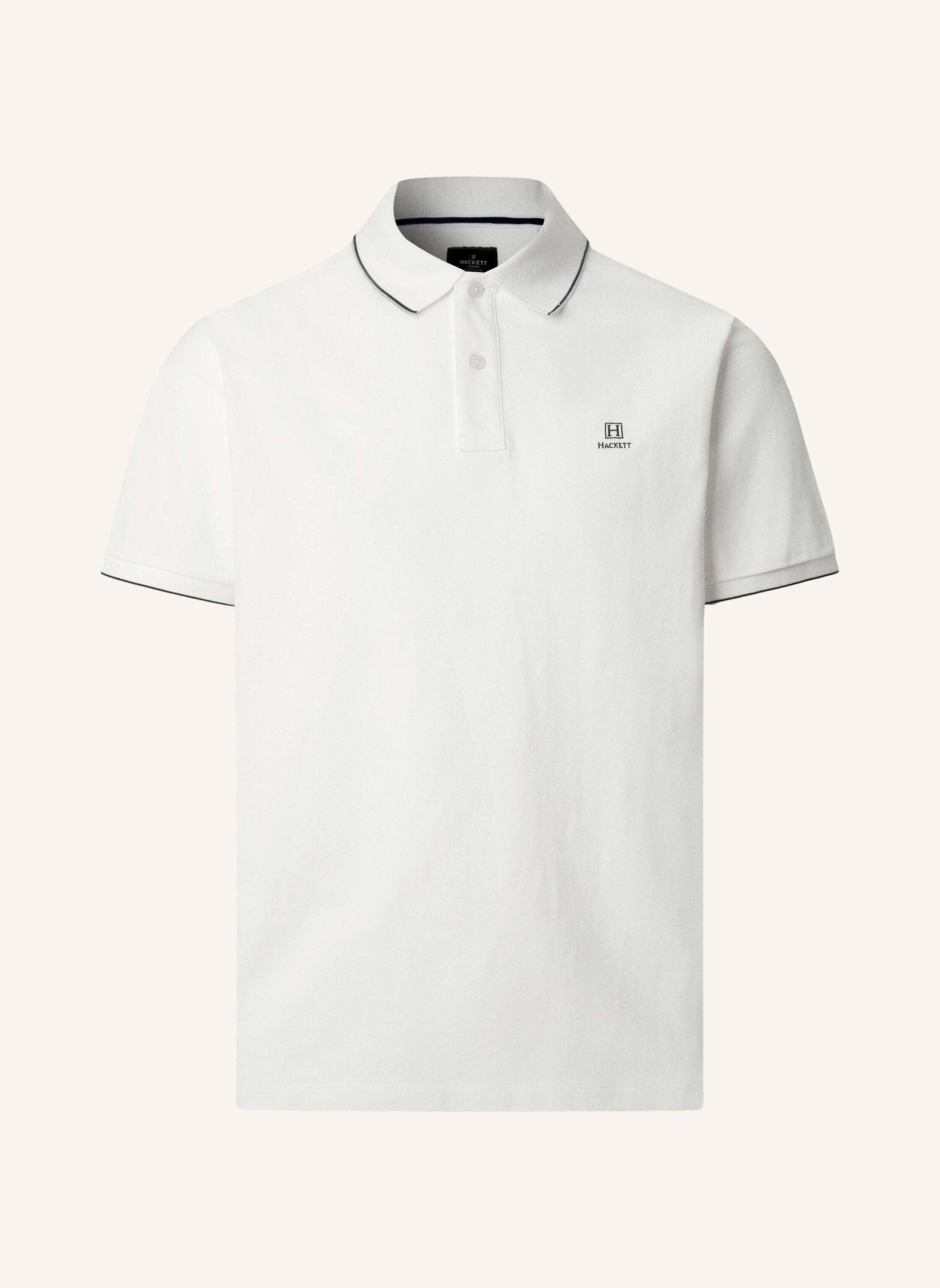 Hackett London Poloshirt Heritage H Tipped Polo weiss