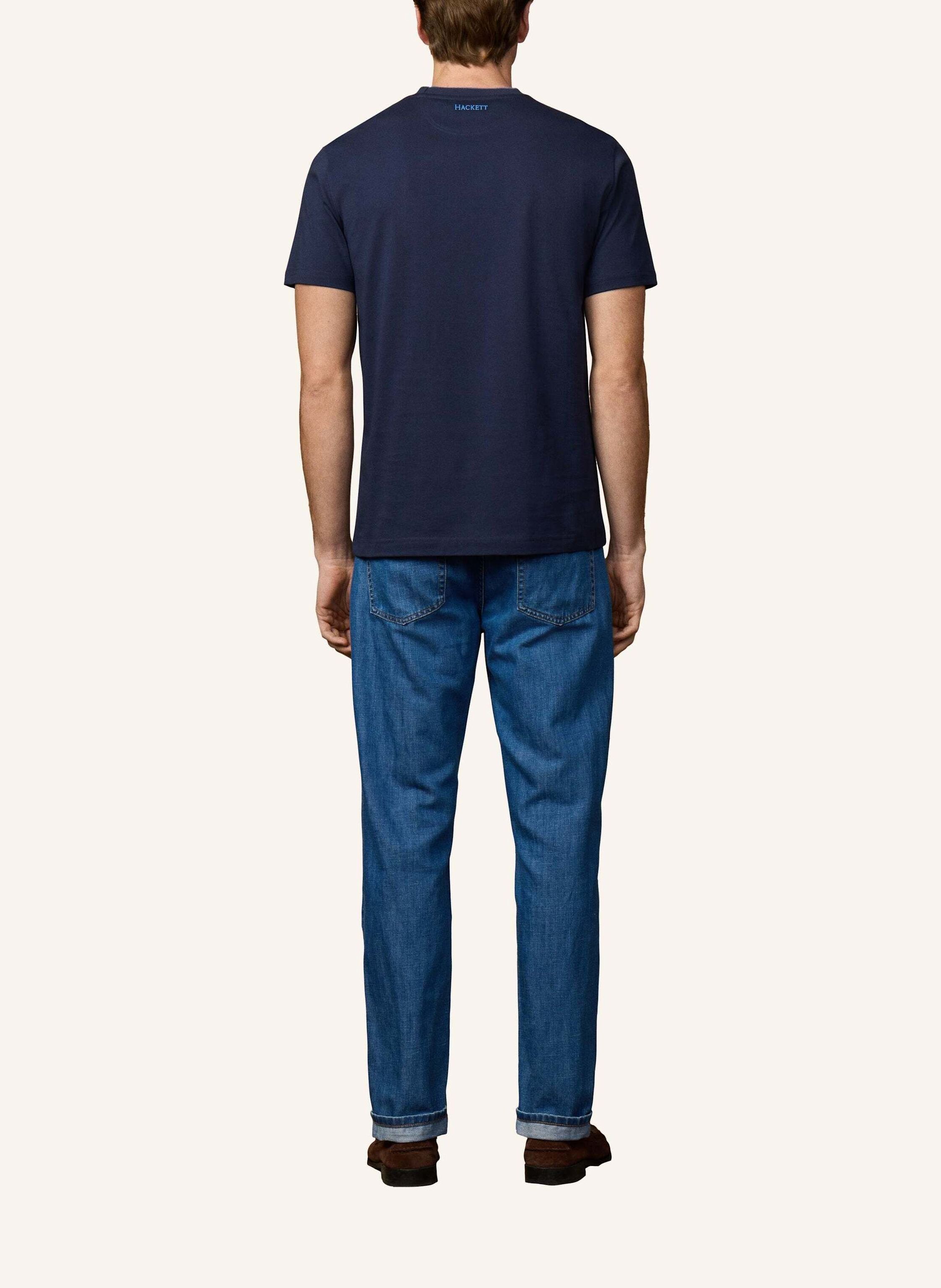 Thumbnail - Hackett London T-Shirt Heritage Nbr Tee blau